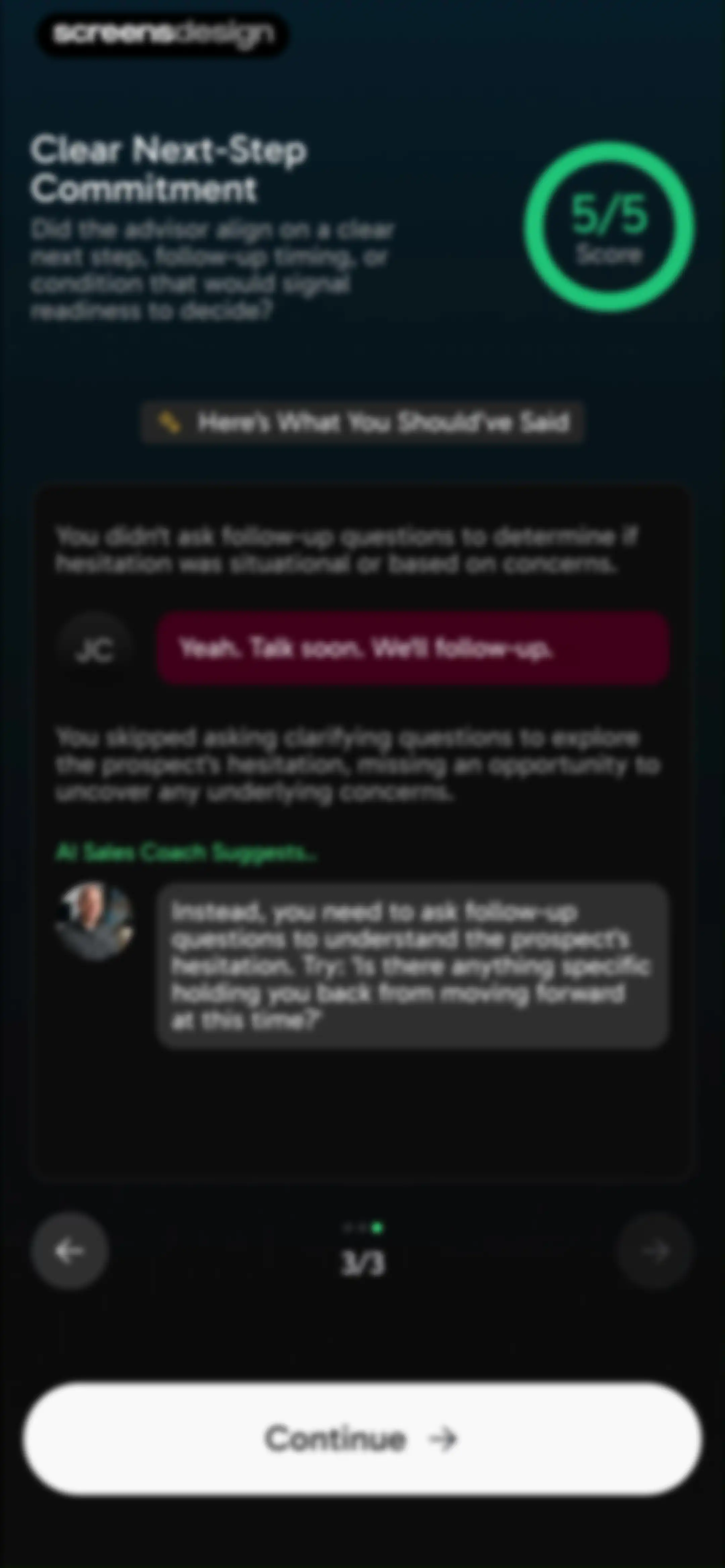 CloserCoach - AI Sales Trainer screen 58