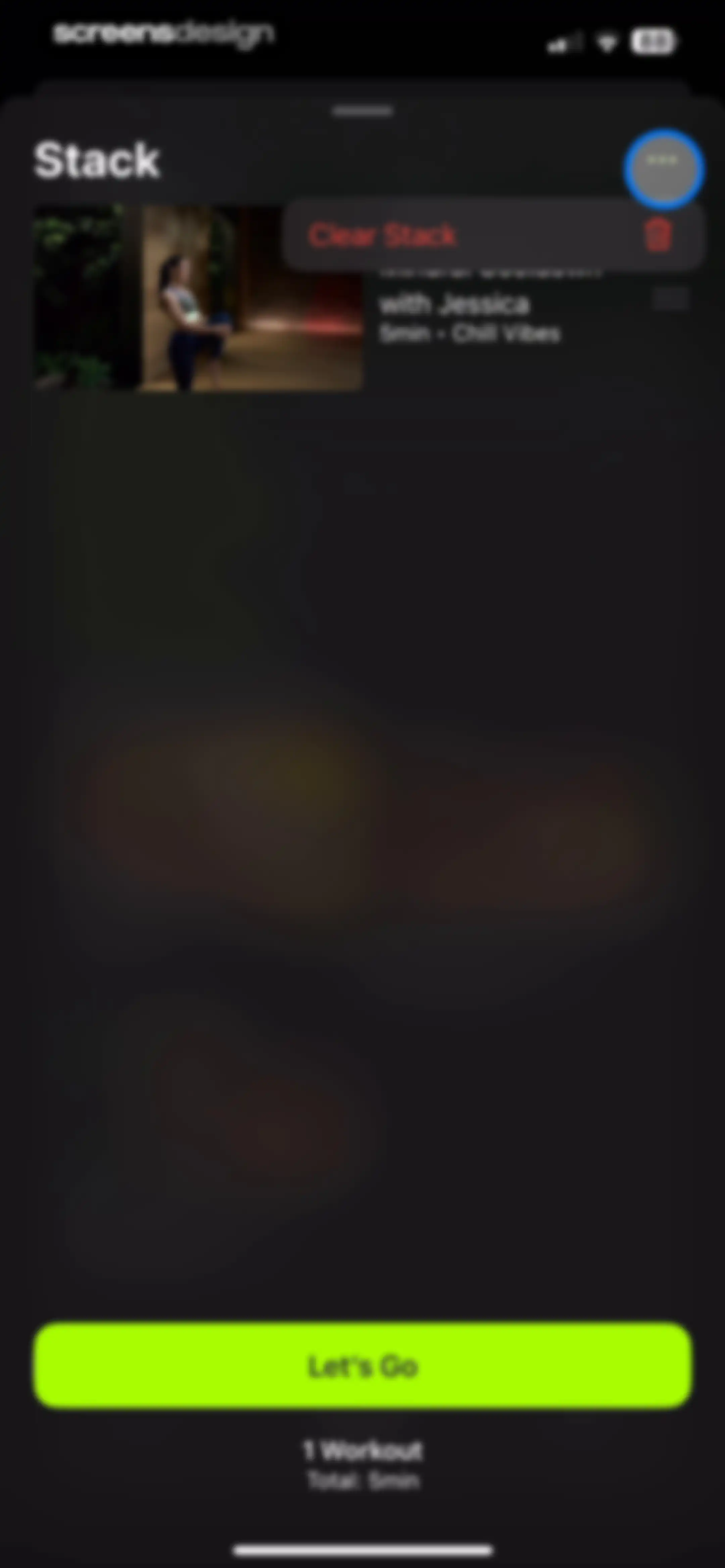 Apple Fitness screen 143