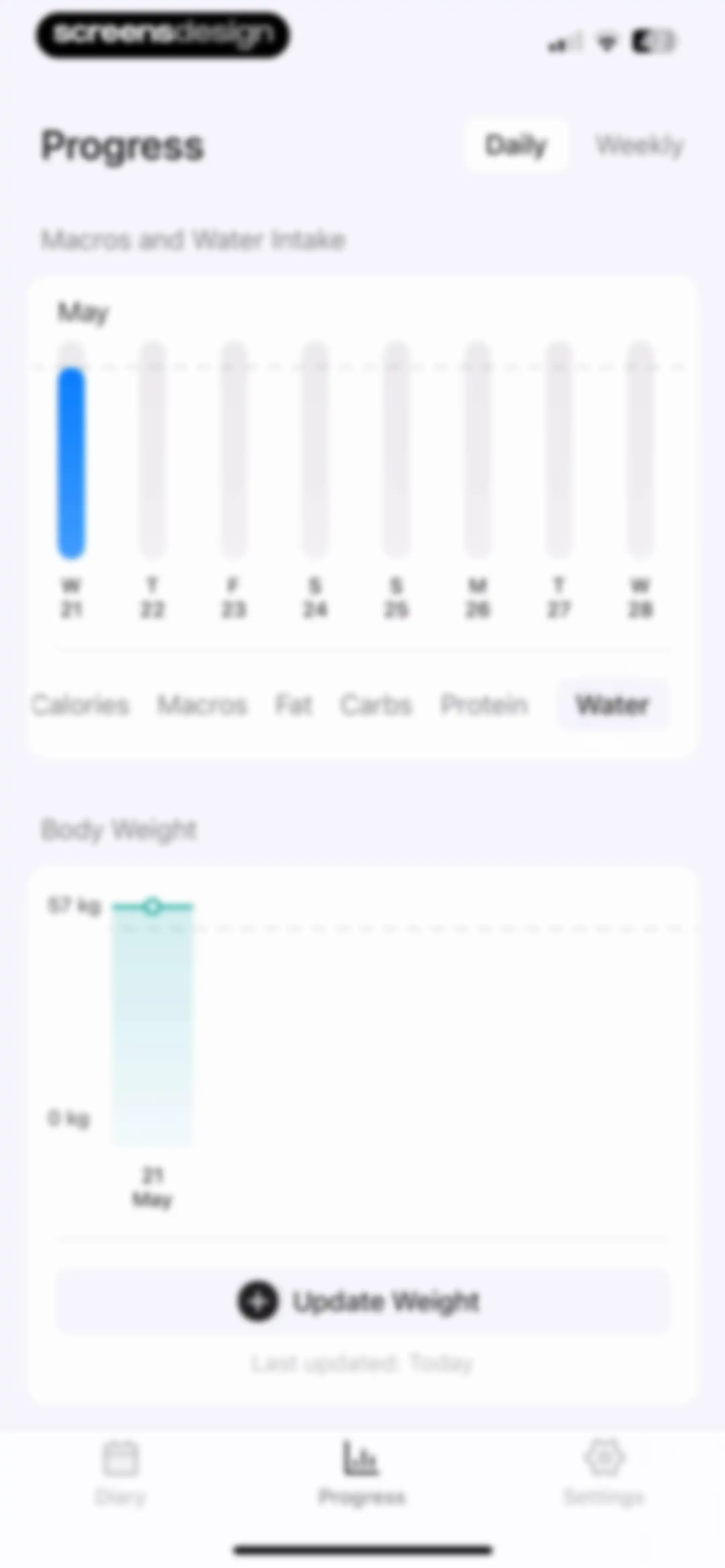 Diet & Food Tracker: EatWell screen 85