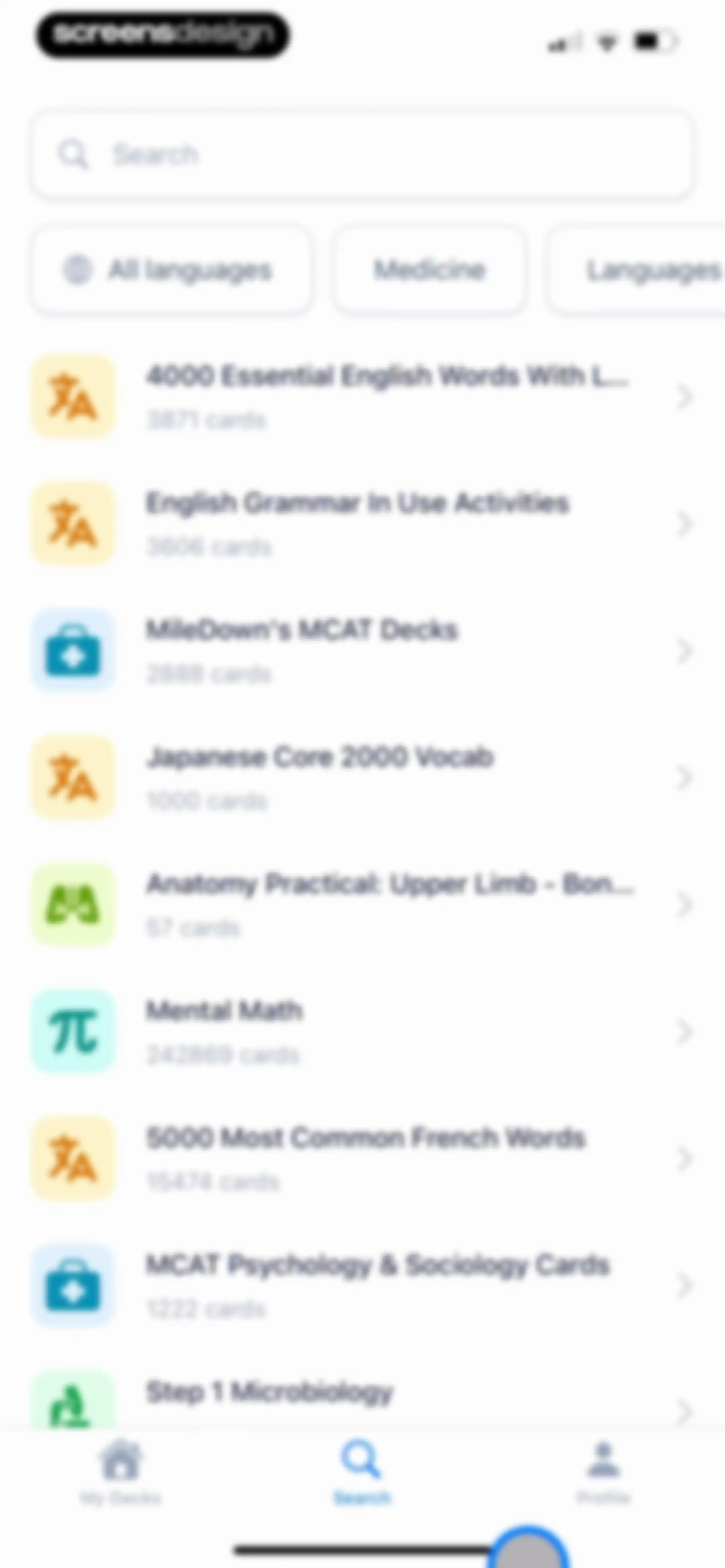 Mopiq: AI Flashcards Learning screen 25