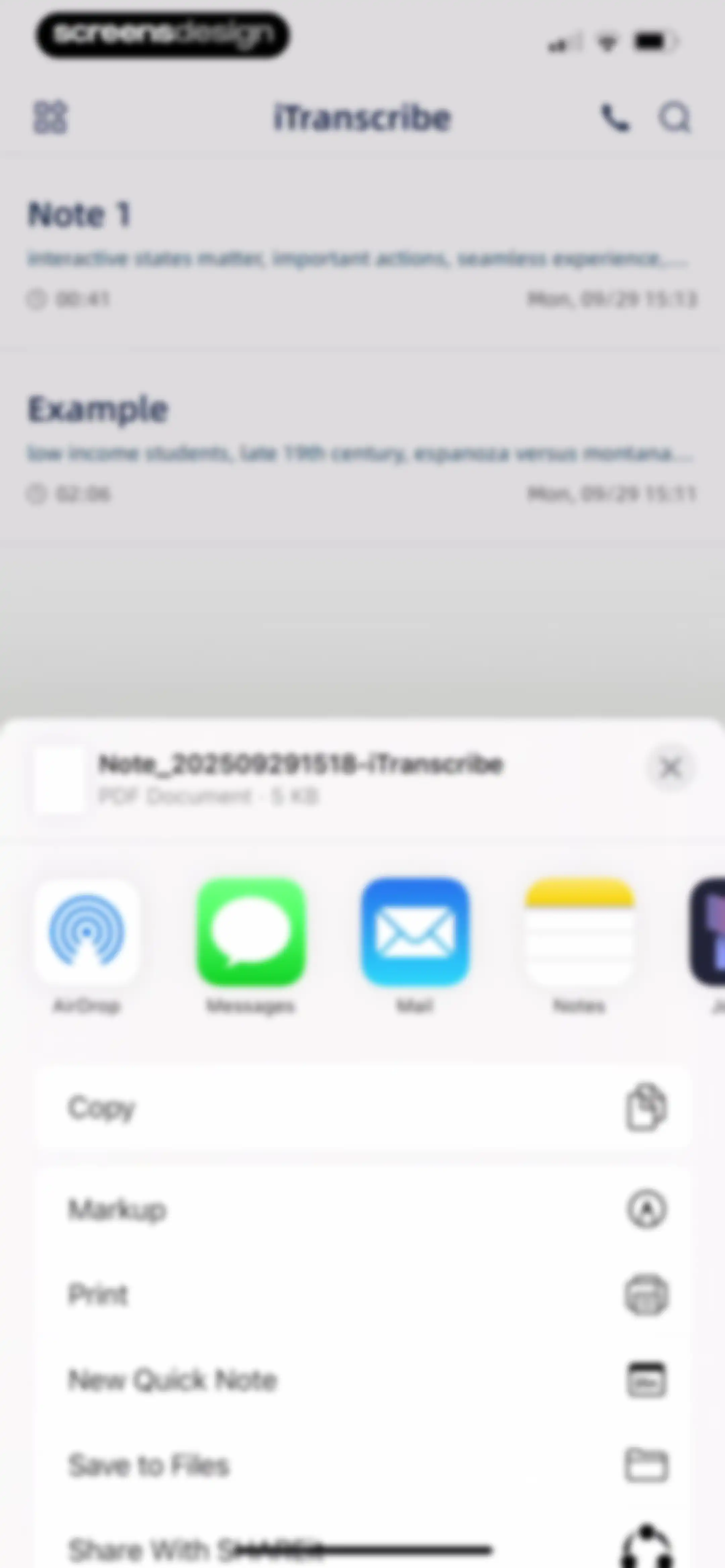 iTranscribe - Audio to Text screen 70