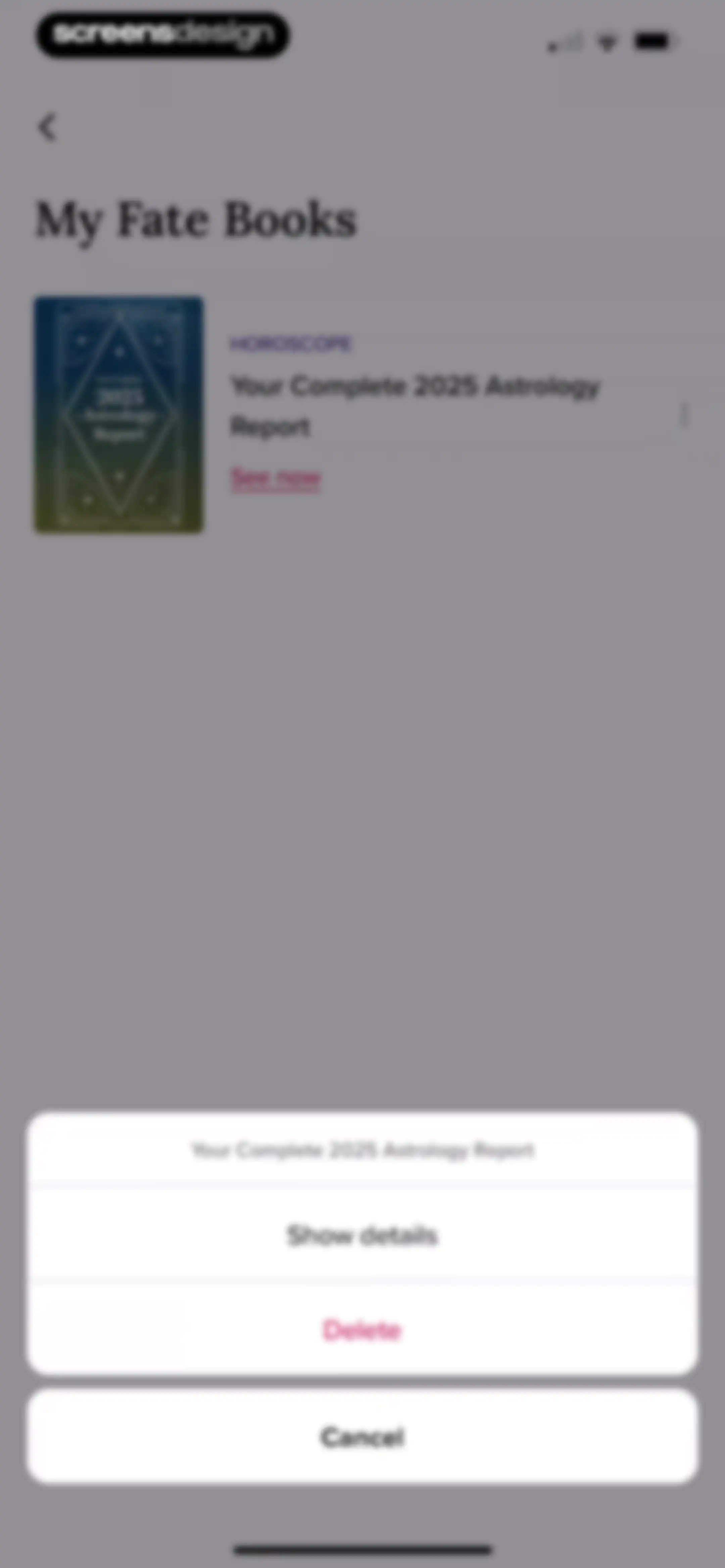 FORCETELLER: Daily Horoscope screen 31