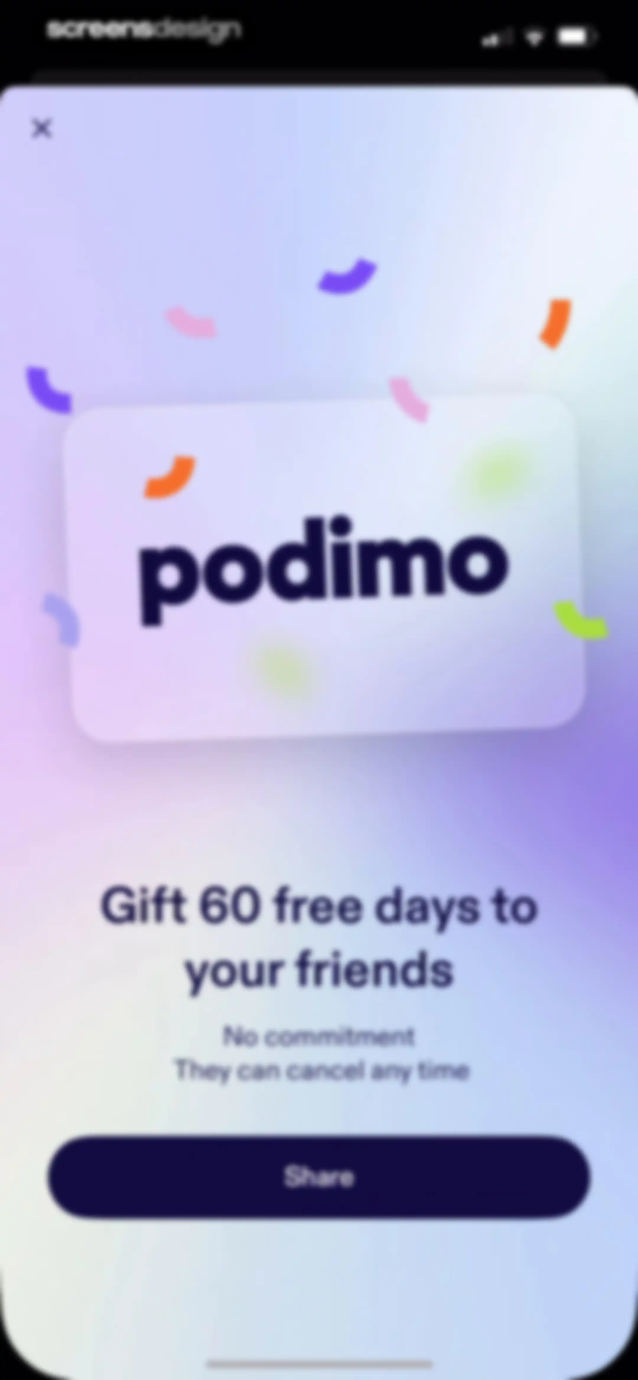Podimo: Podcasts & audiobooks screen 102