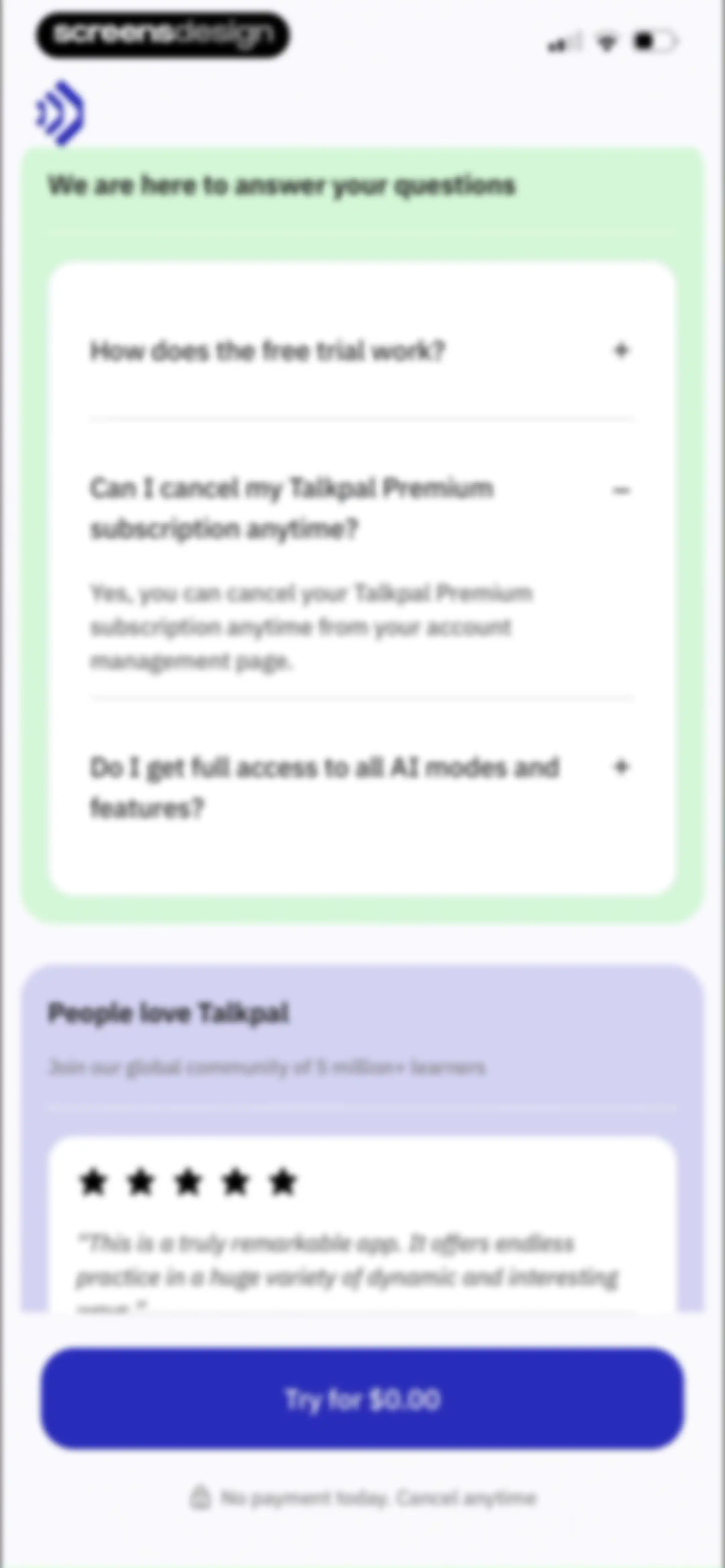 Talkpal - AI Language Learning screen 26