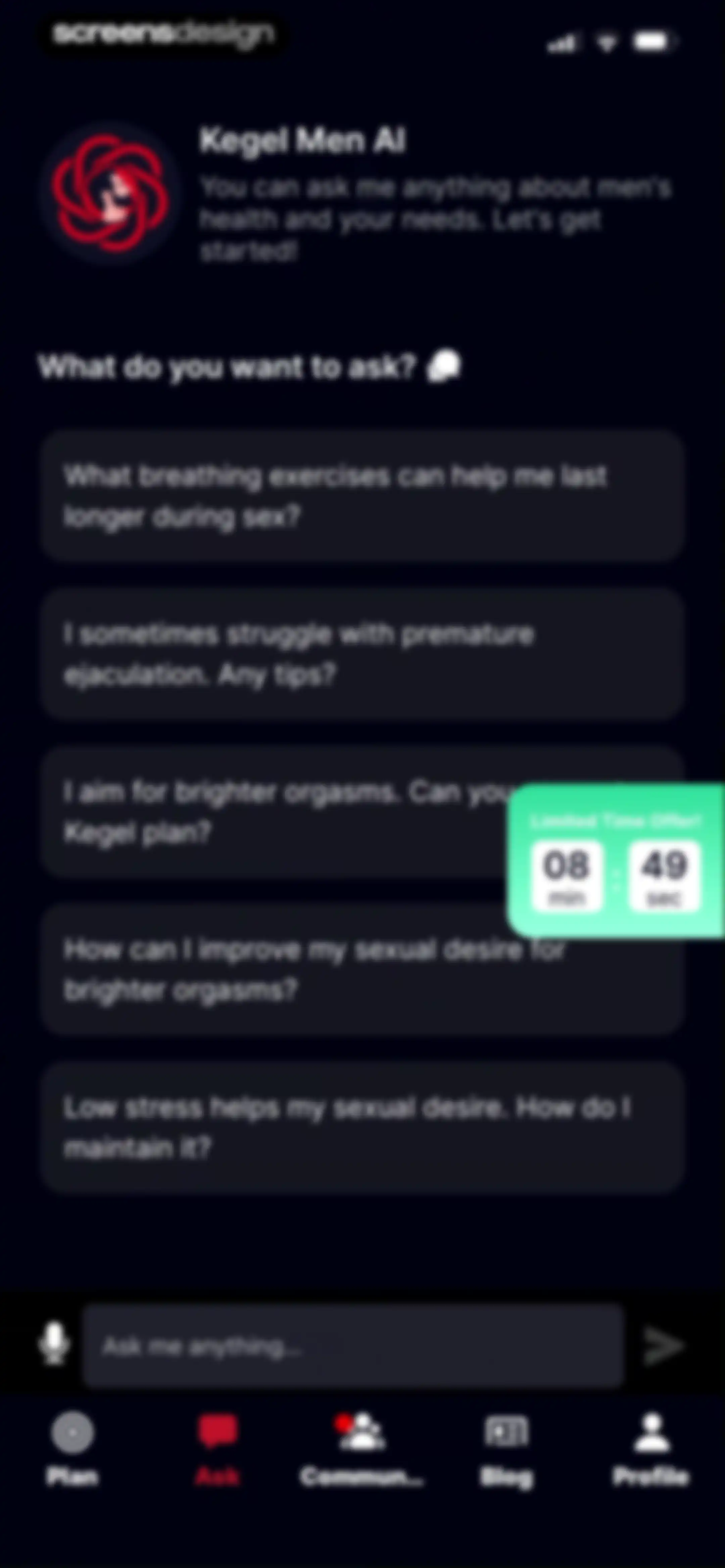 Kegel Men: Men's Health screen 93