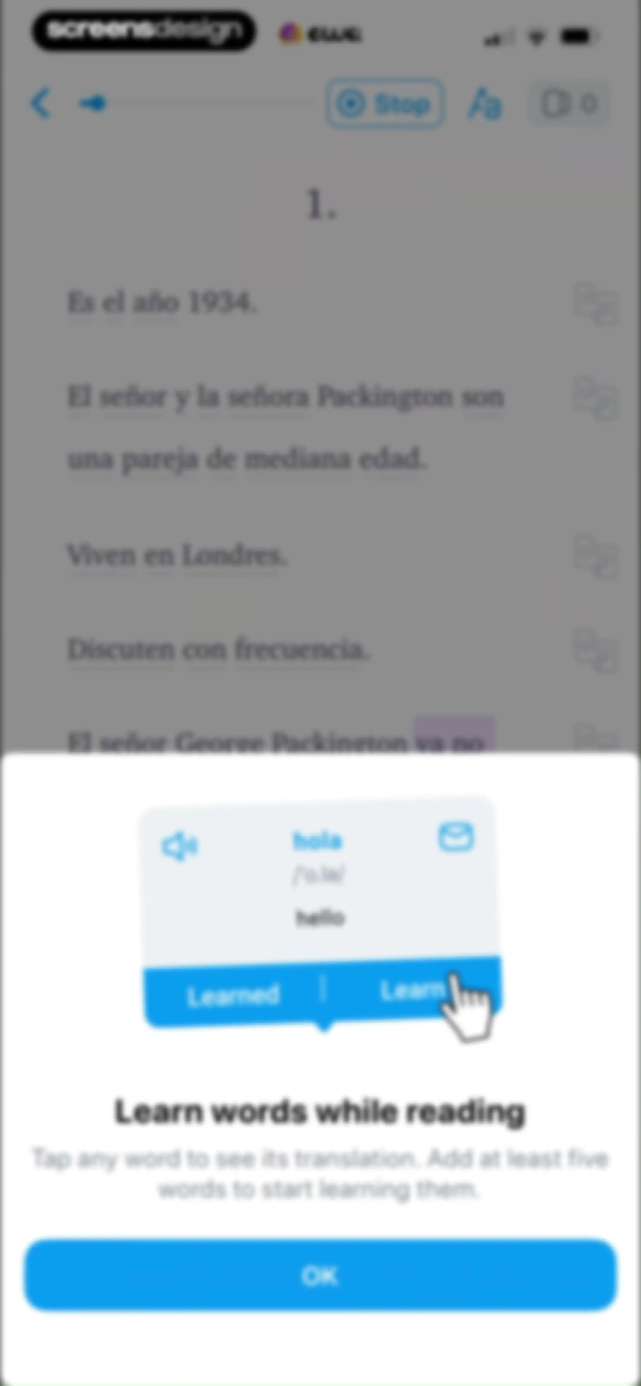 EWA: Learn Languages screen 49