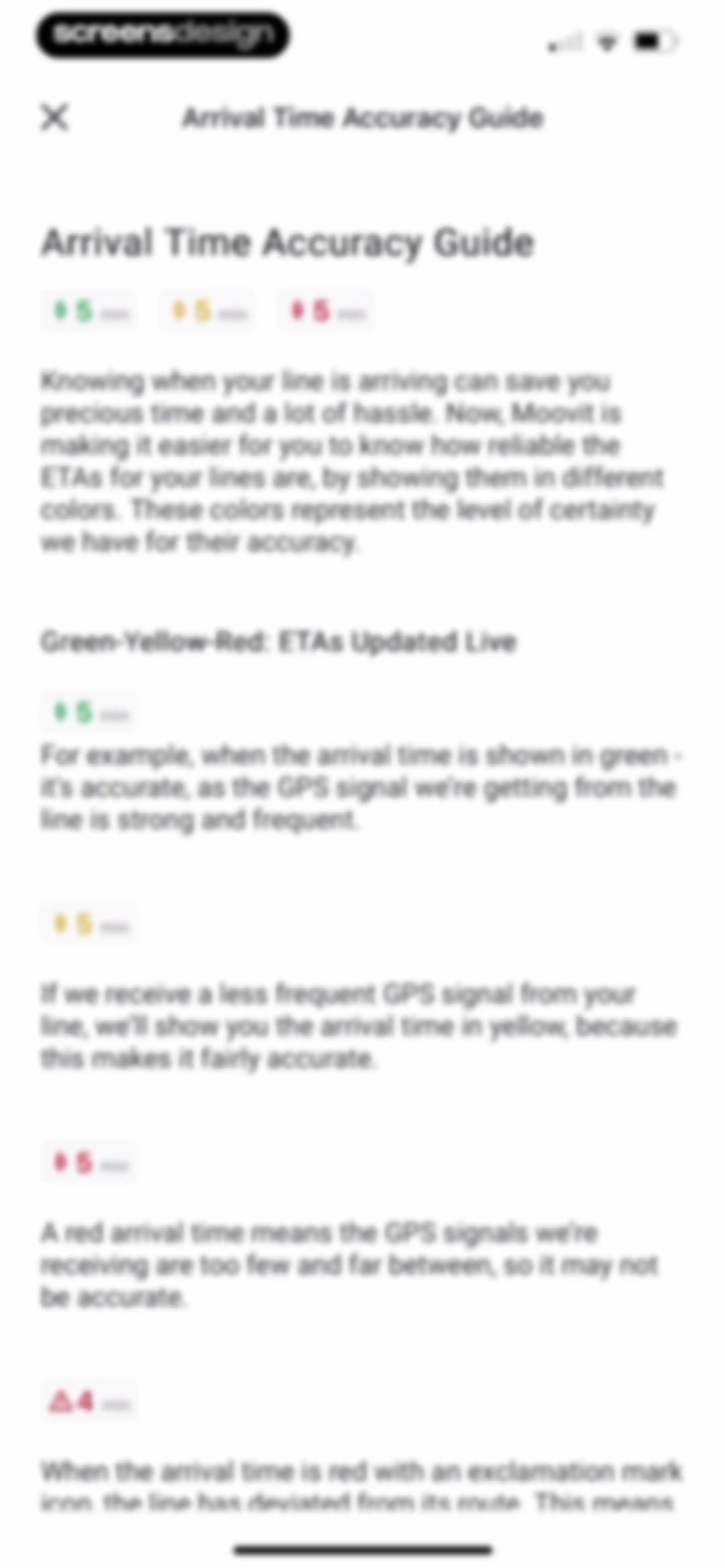 Moovit: Bus & Transit Tracker screen 97