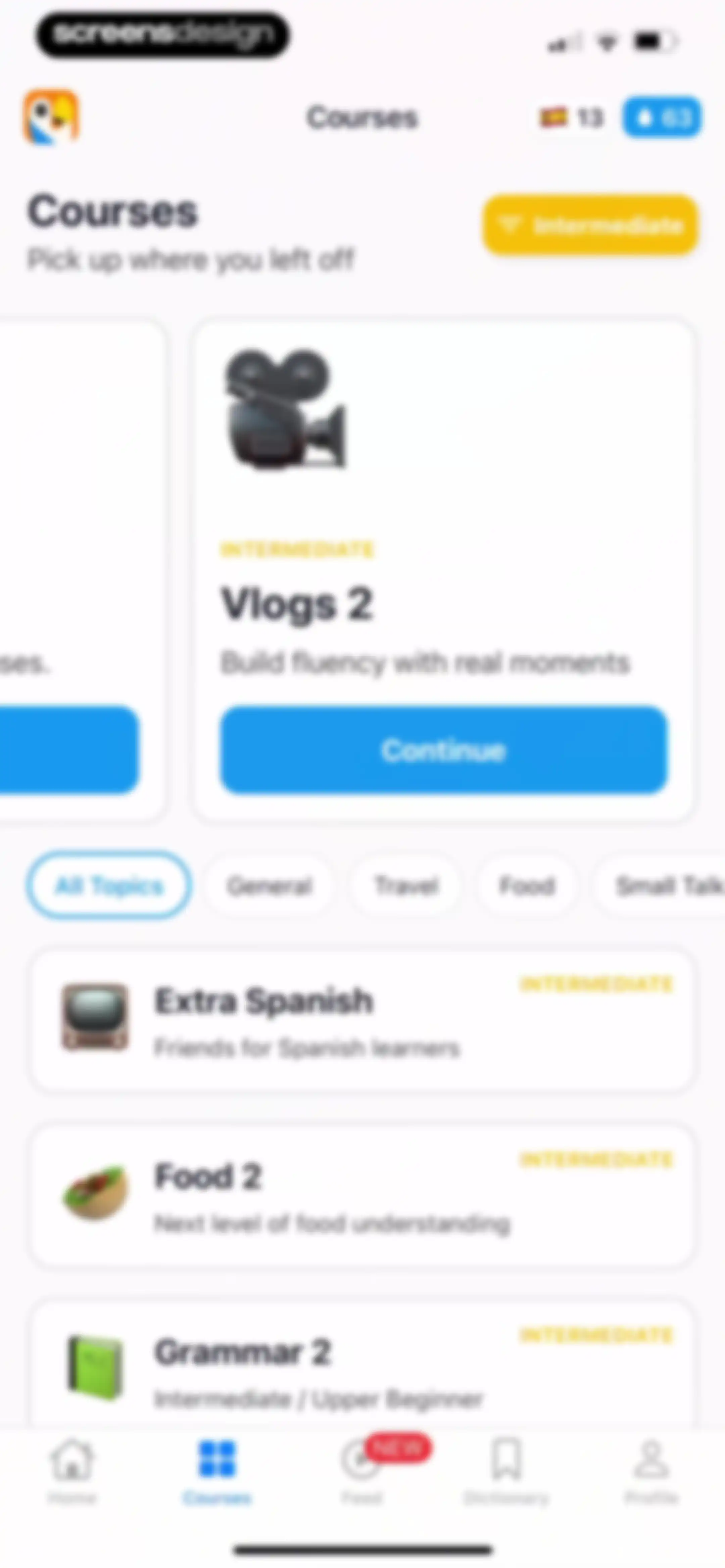 Parrot – Learn Spanish screen 62