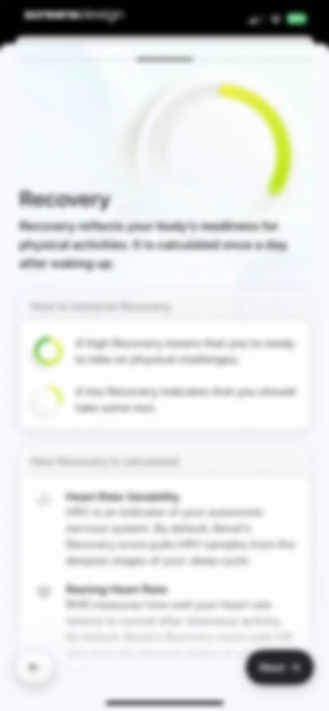 Bevel: AI Health Coach screen 49
