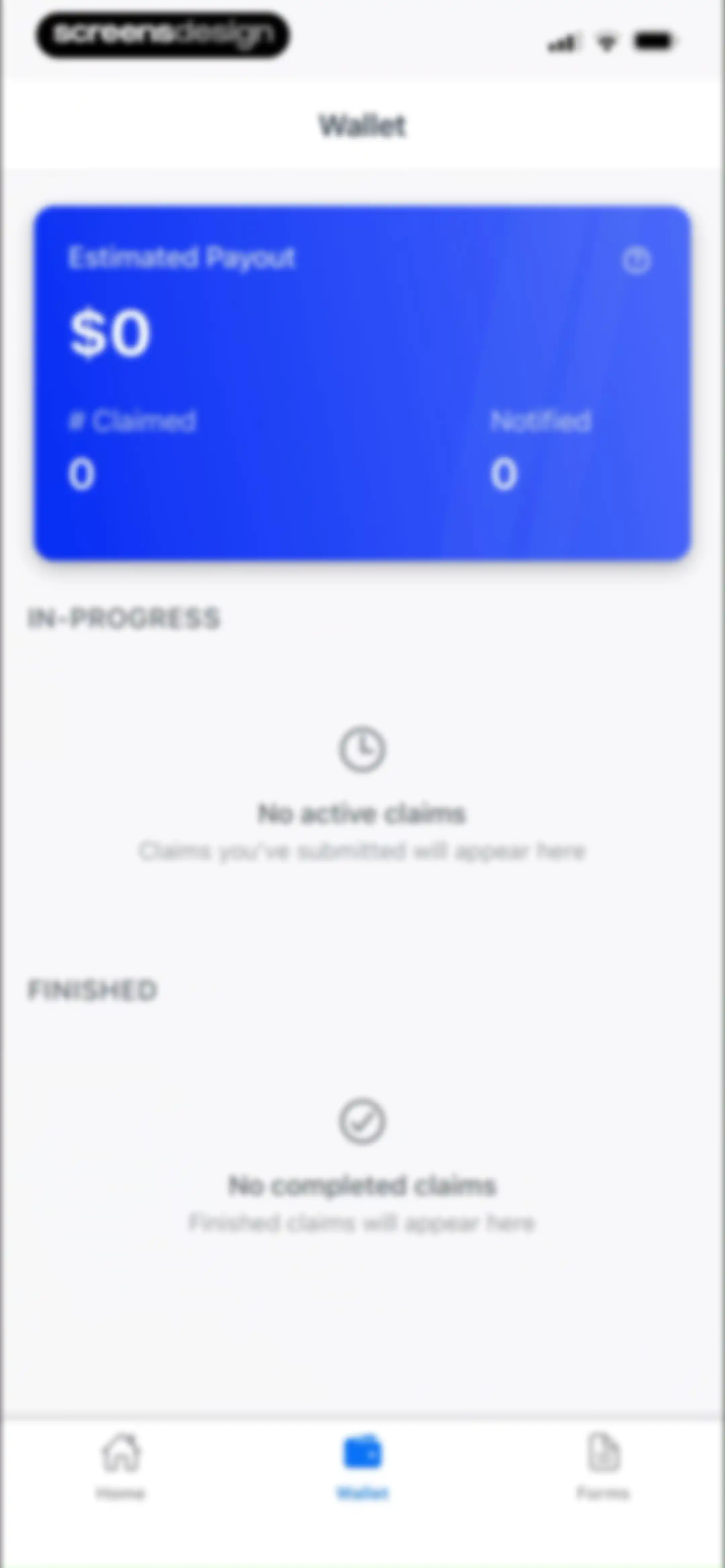 Payout: Claim Class Actions screen 36