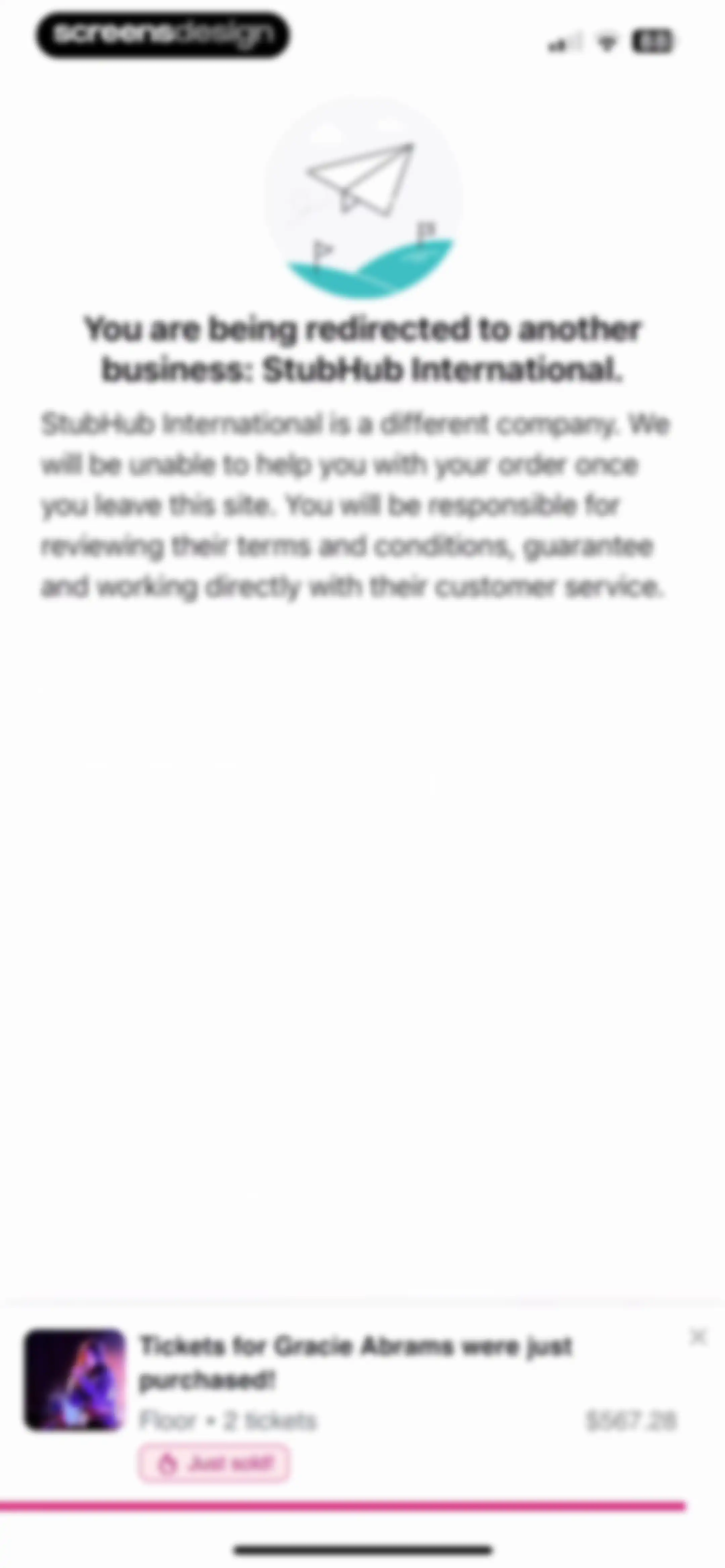 StubHub: Event Tickets screen 81