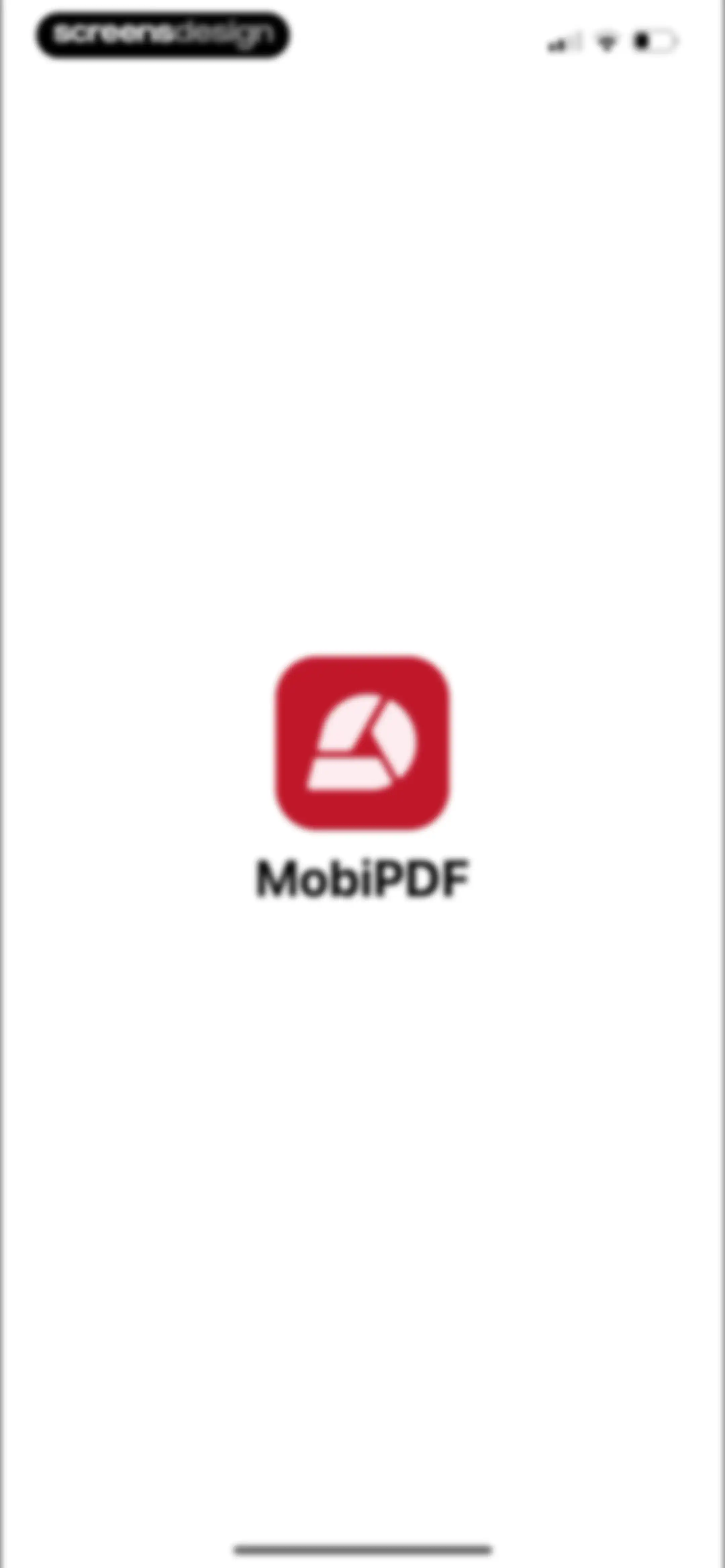 MobiPDF・PDF Text Editor・Reader screen 1
