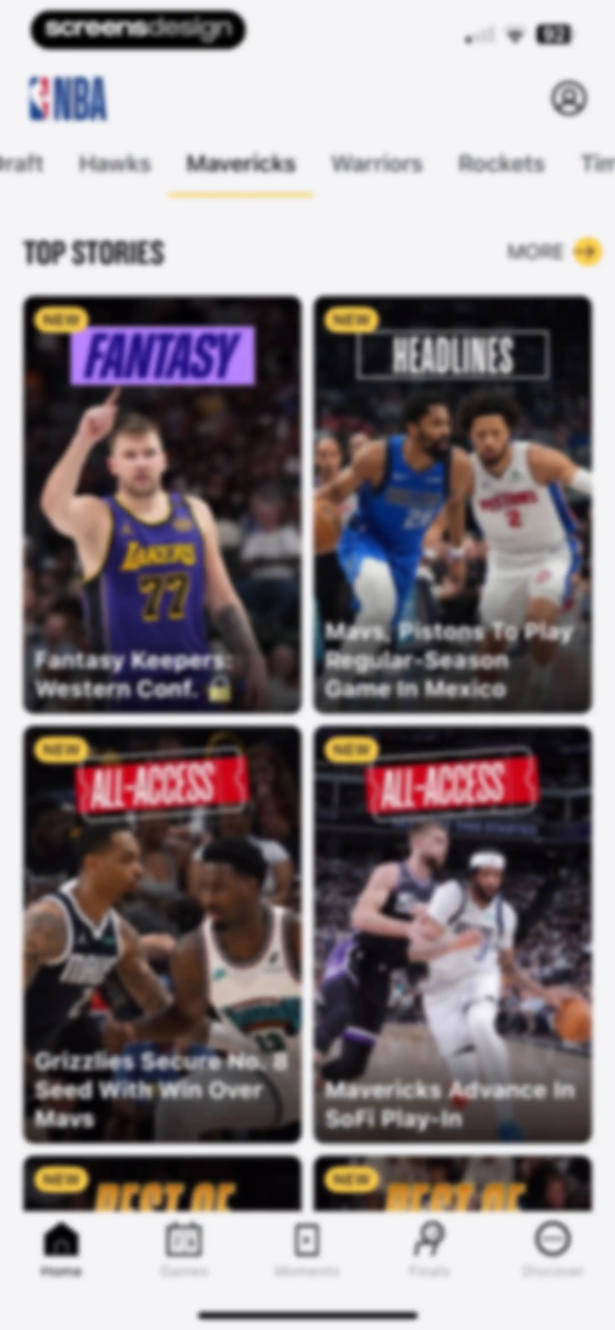 NBA: Live Games & Scores screen 63