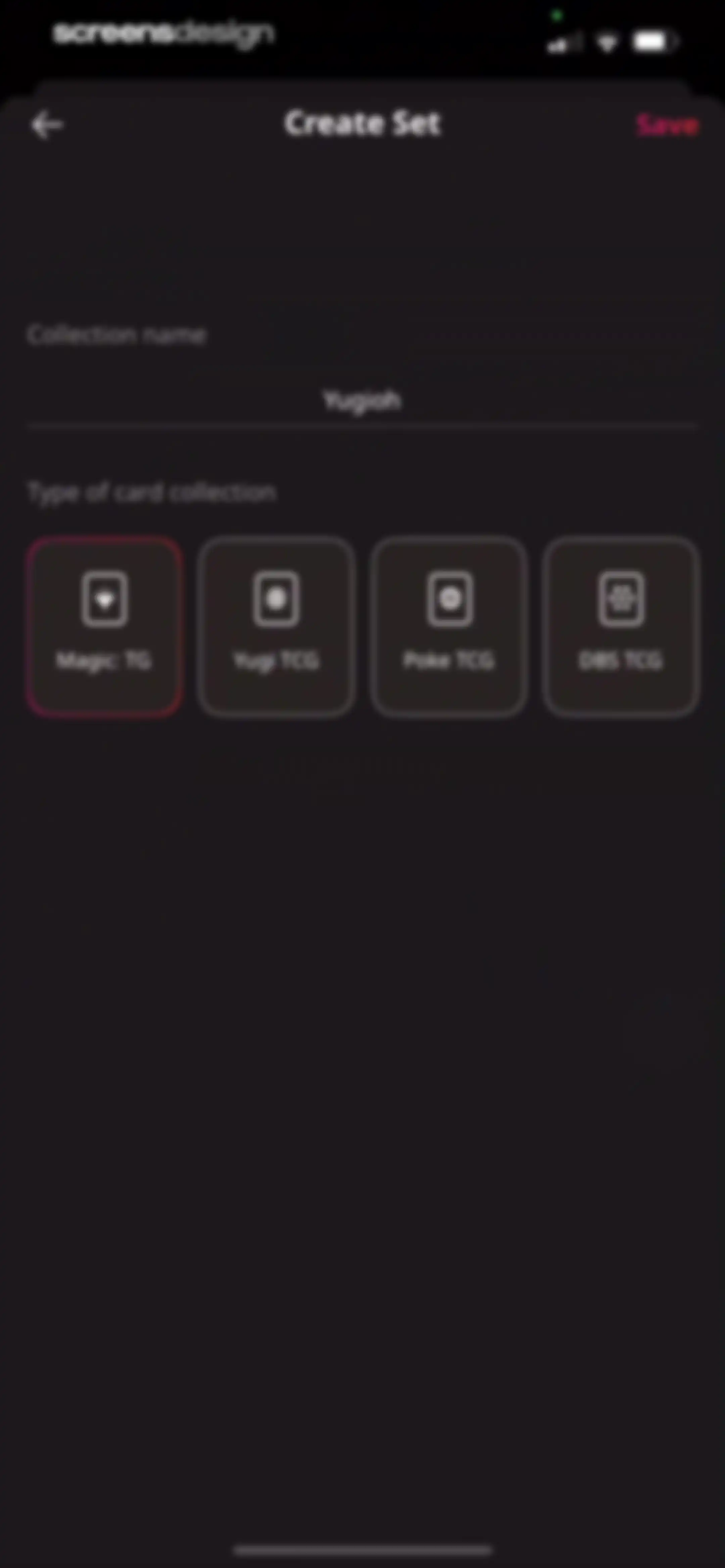 TCG Card Identifier Value screen 42