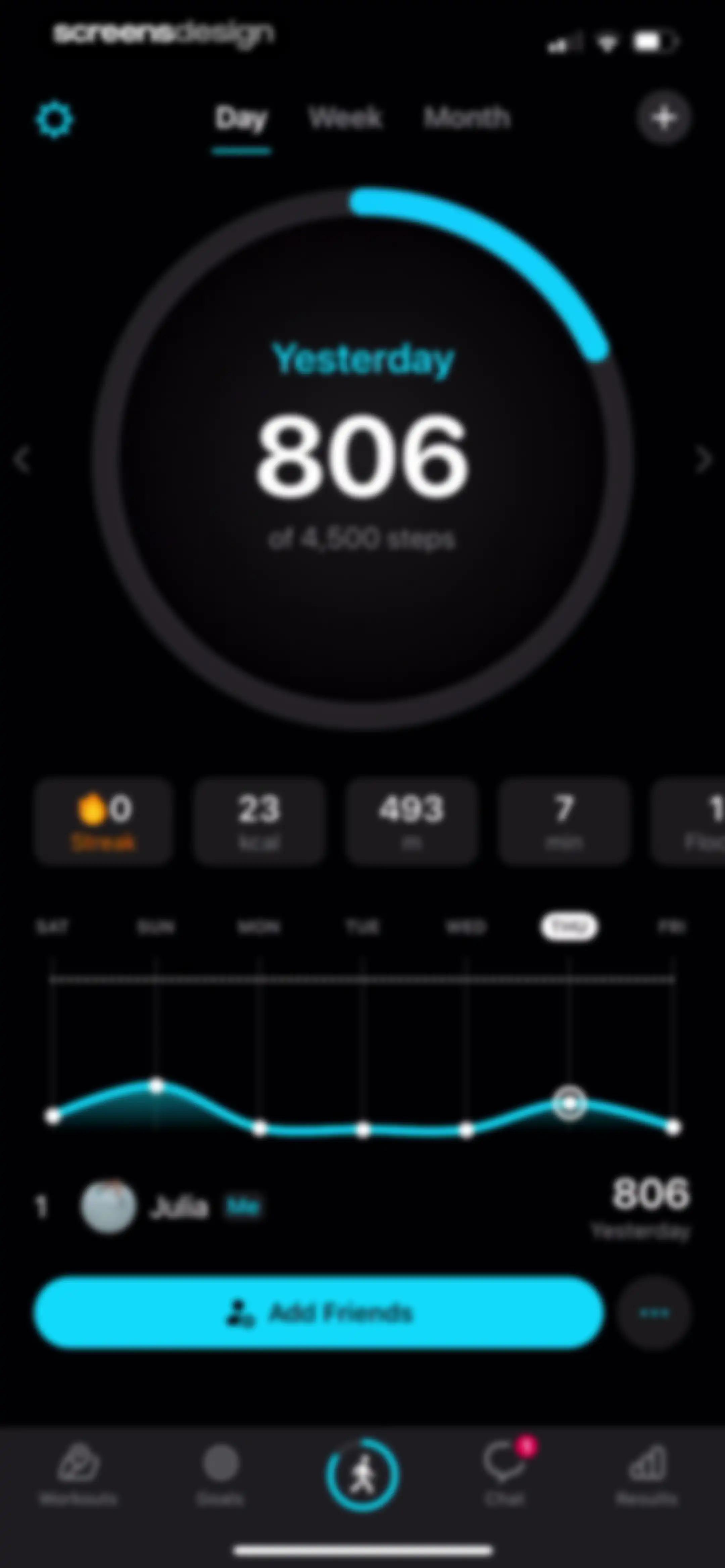 StepsApp Pedometer screen 38
