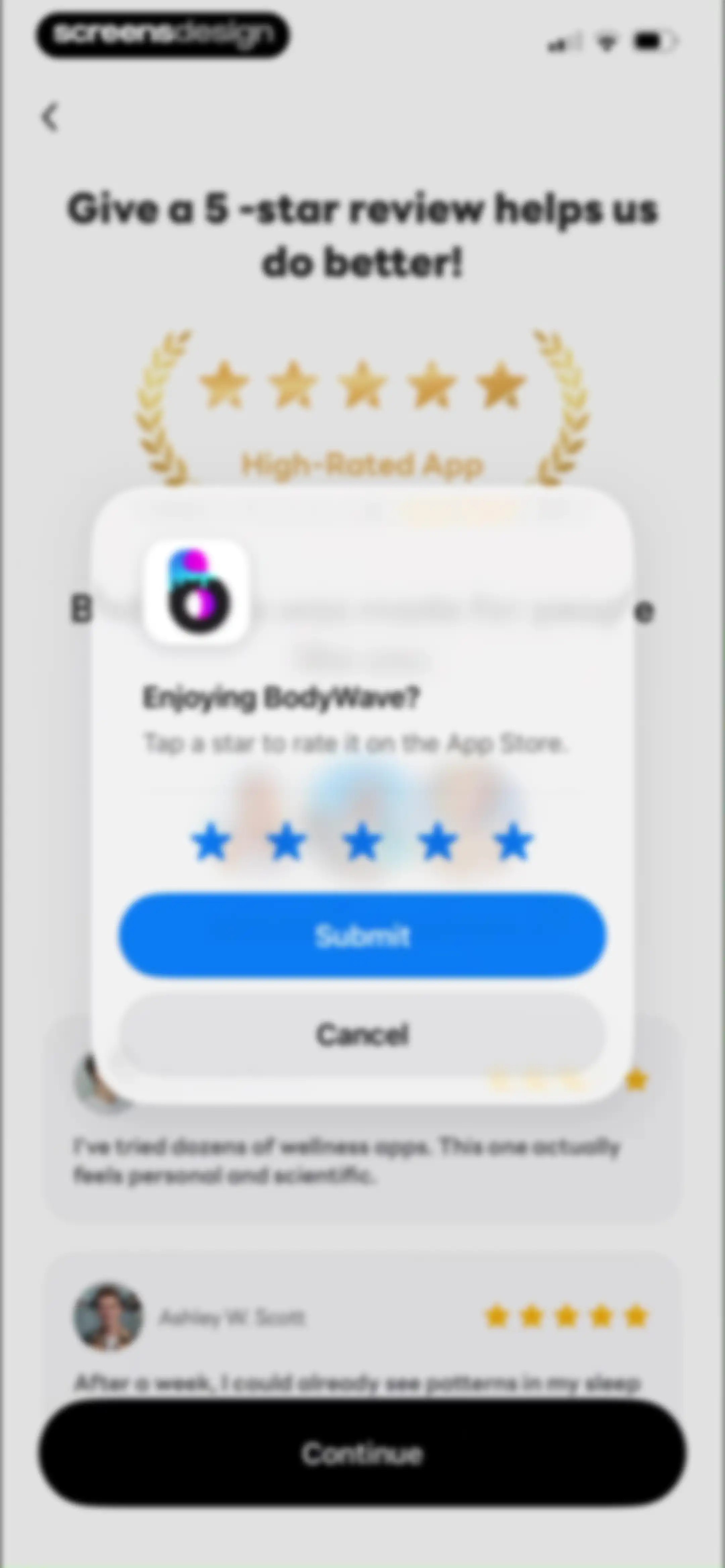 BodyWave: Health Tracker screen 41
