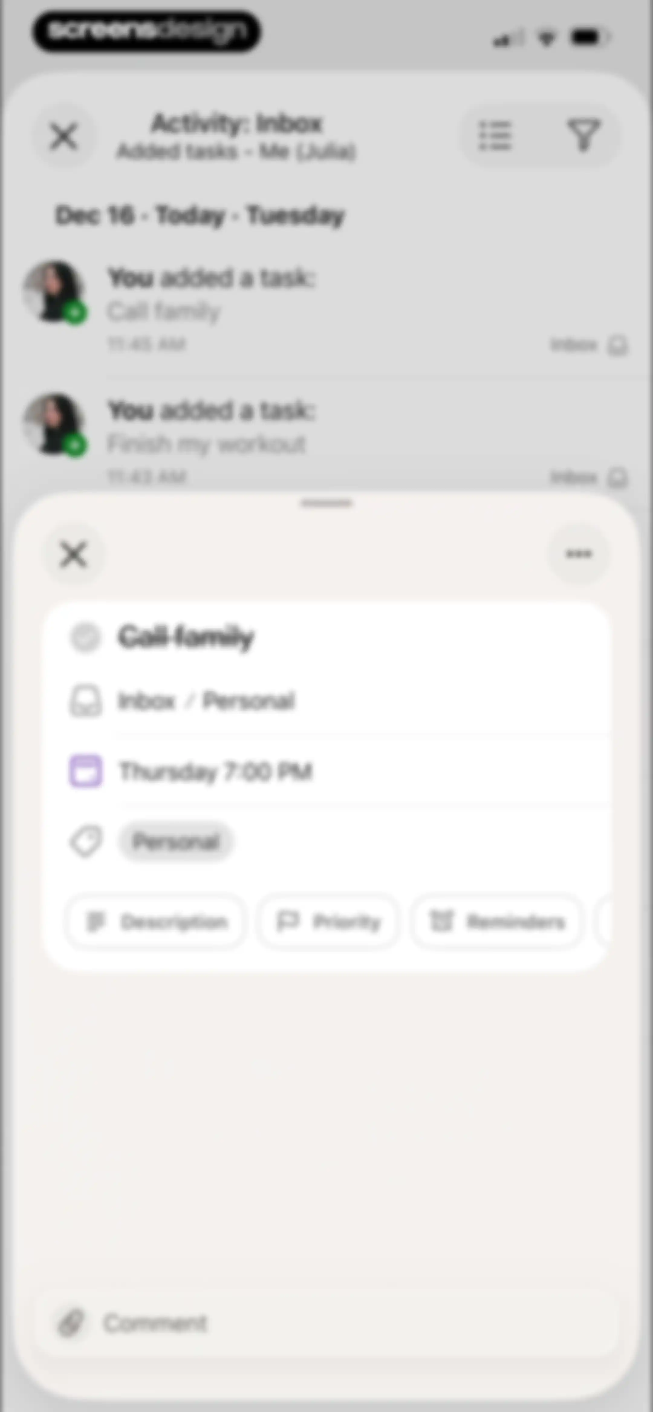 Todoist: To Do List & Calendar screen 115