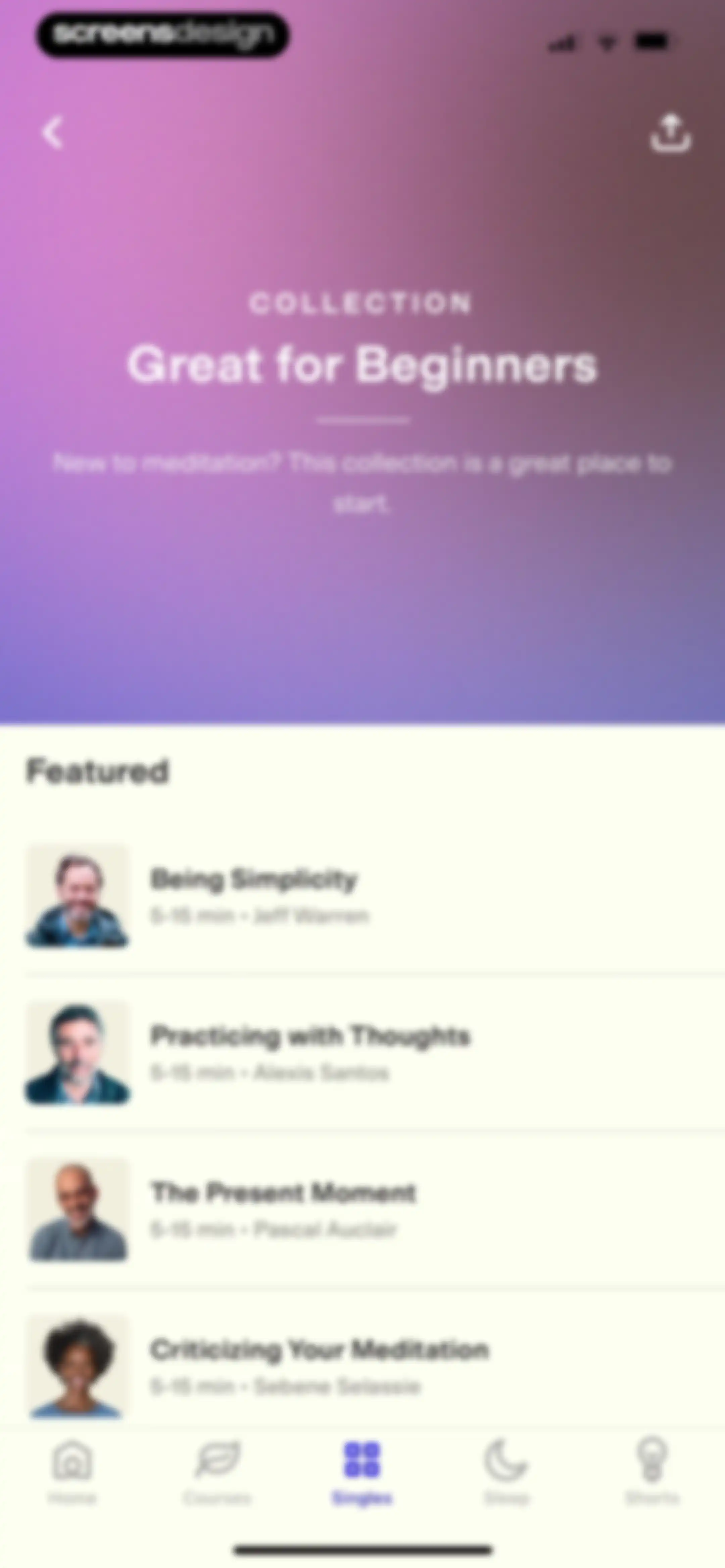 Happier Meditation screen 82