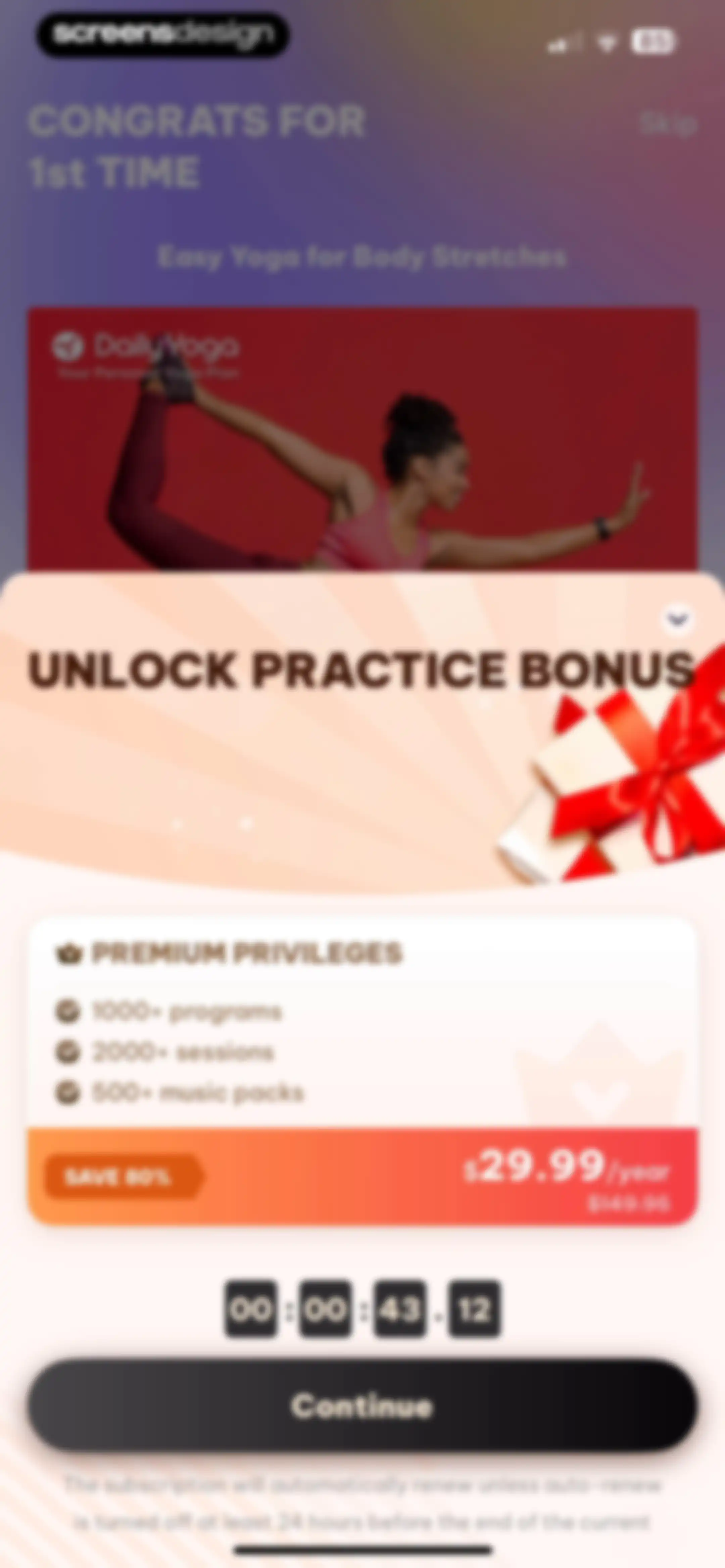 Daily Yoga: Yoga for Fitness® screen 81