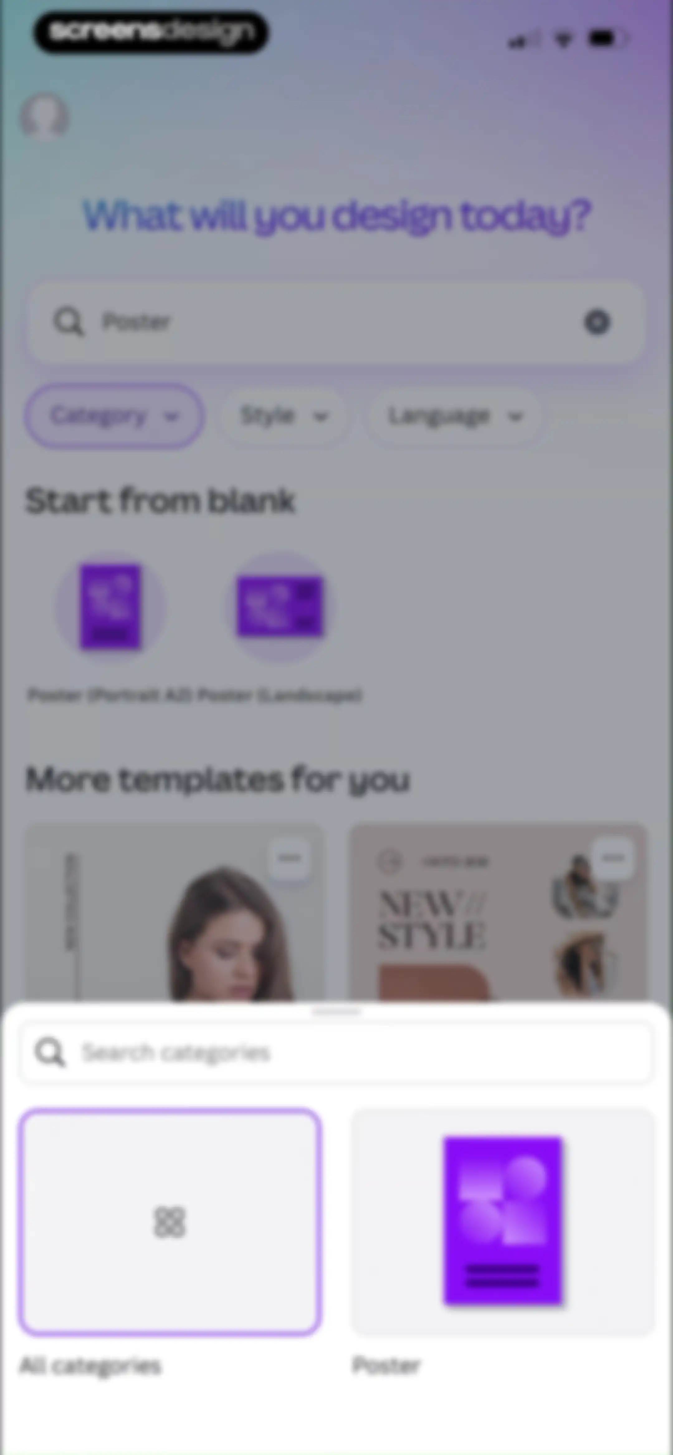 Canva: AI Video & Photo Editor screen 136