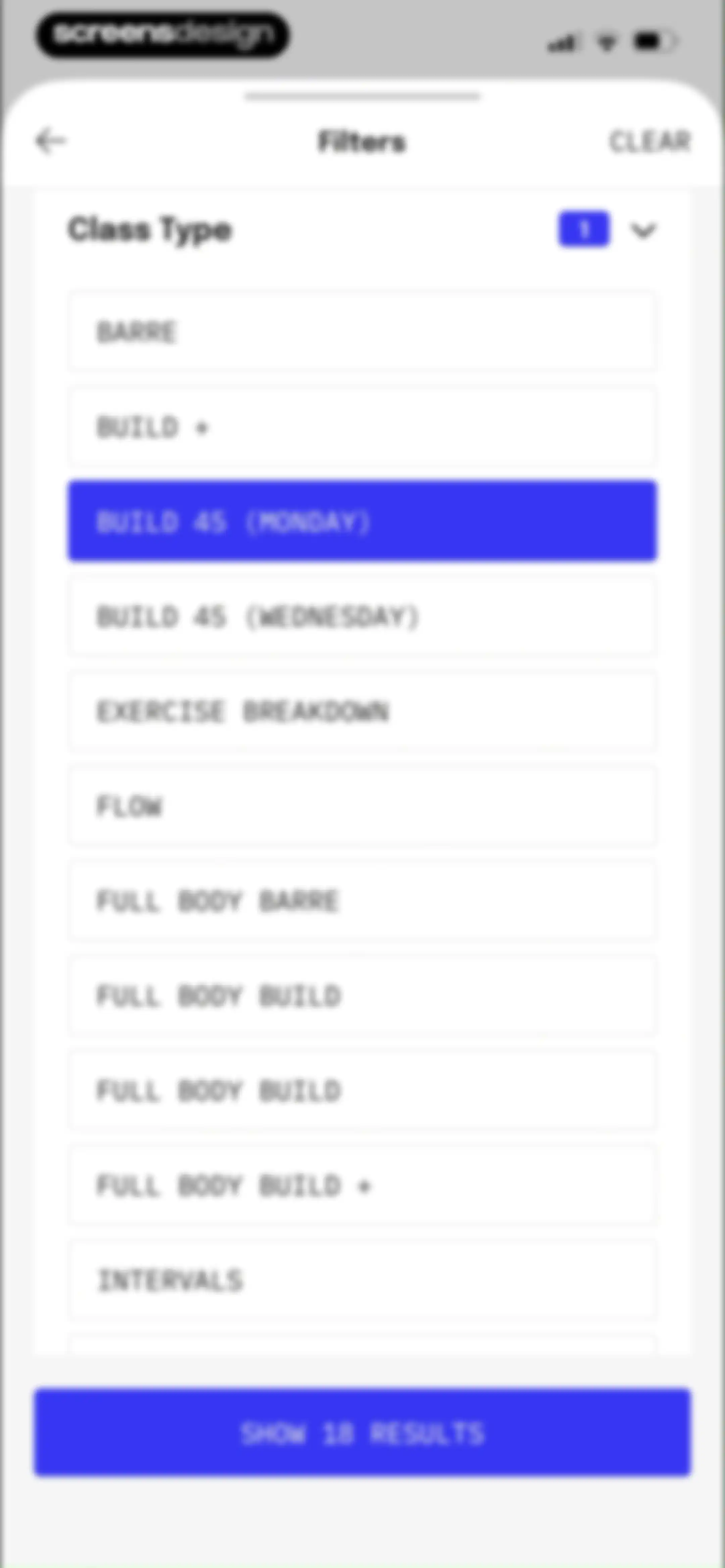 Evlo Fitness screen 48