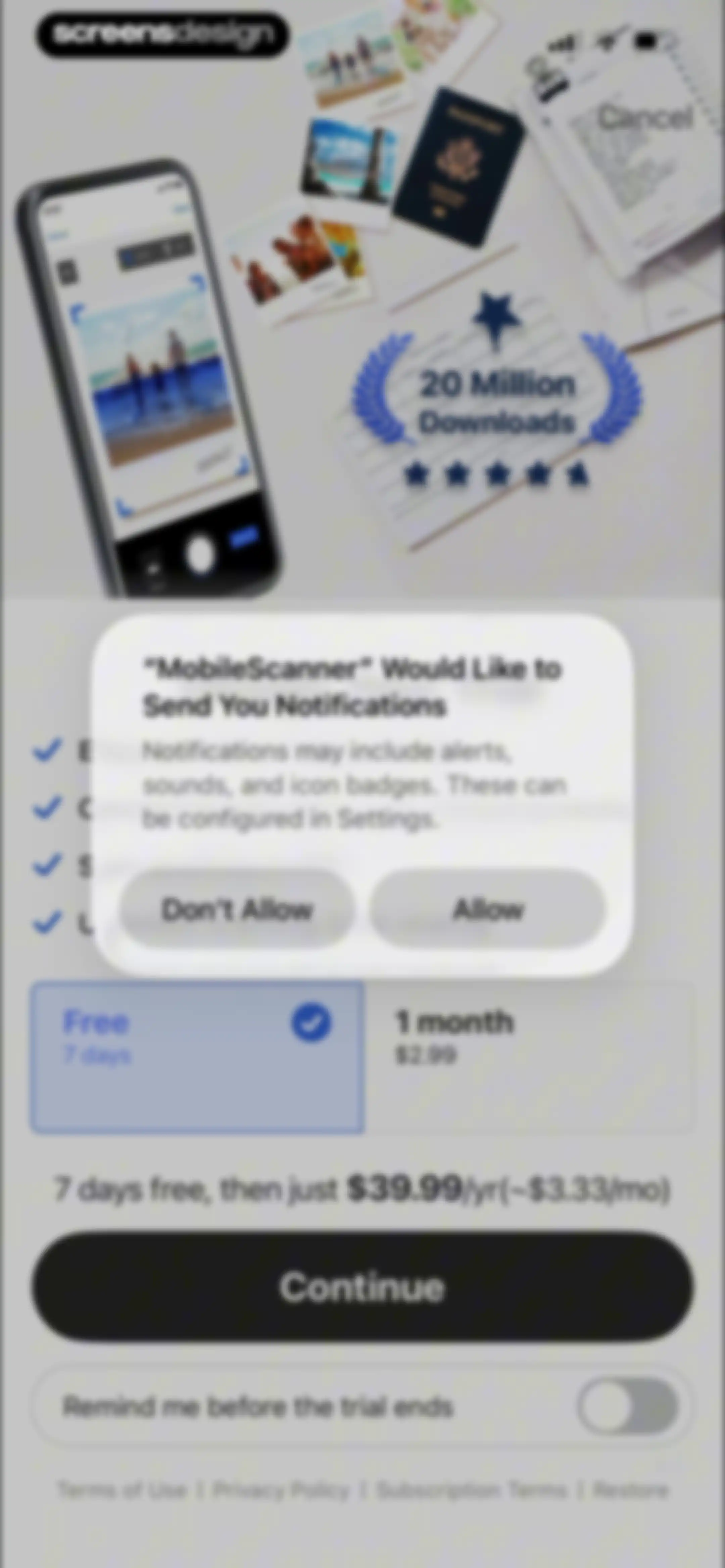 Mobile Scanner App - Scan PDF screen 11