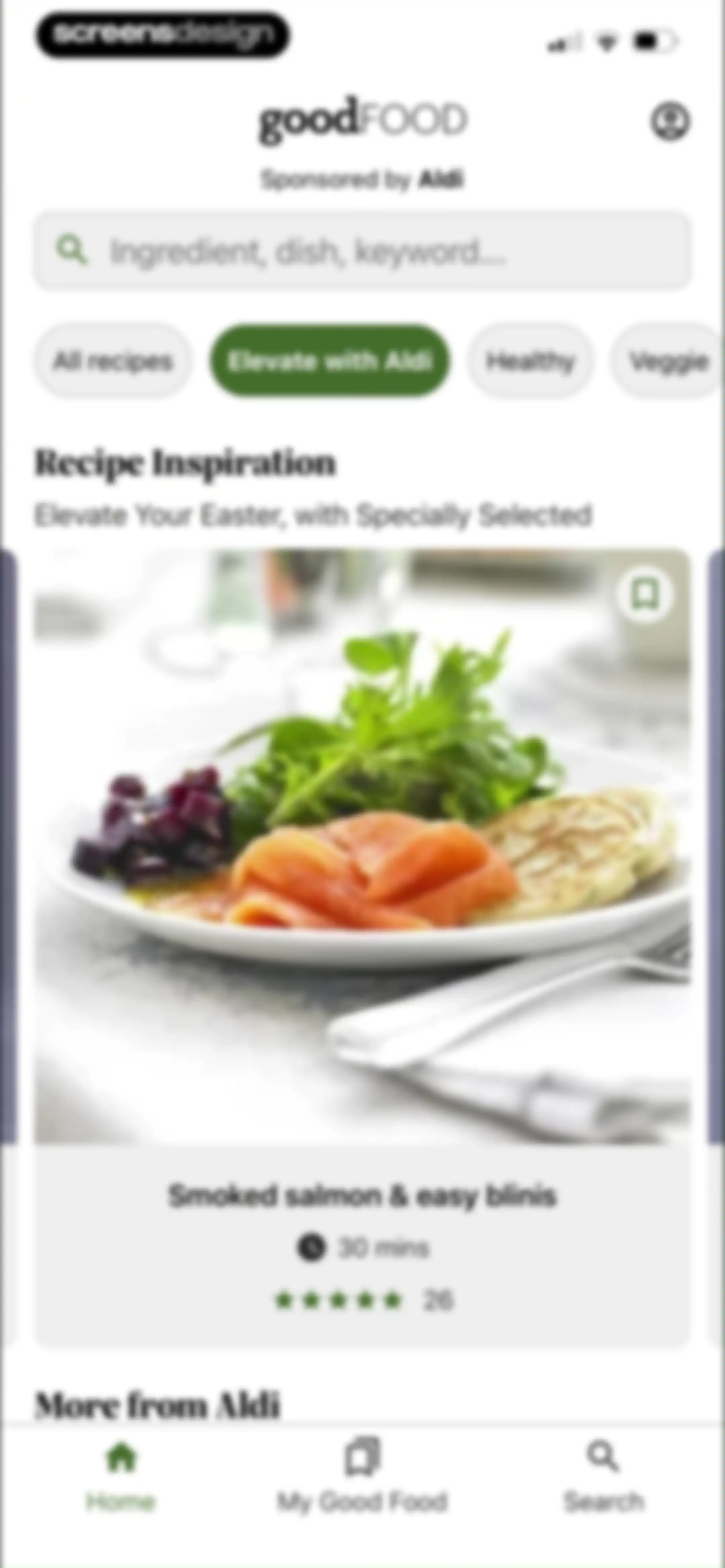 Good Food: Recipe Finder screen 25