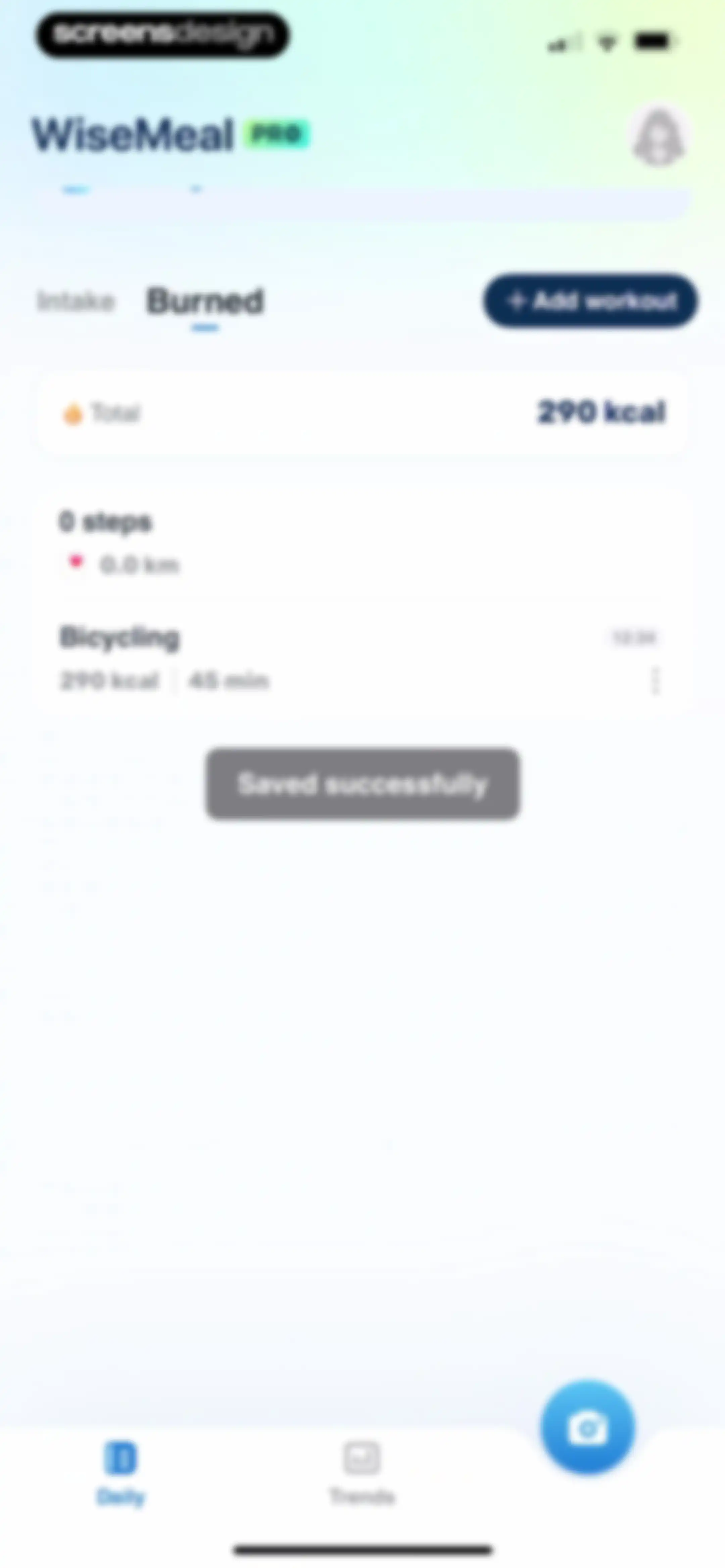 WiseMeal: Al Calorie Tracker screen 109