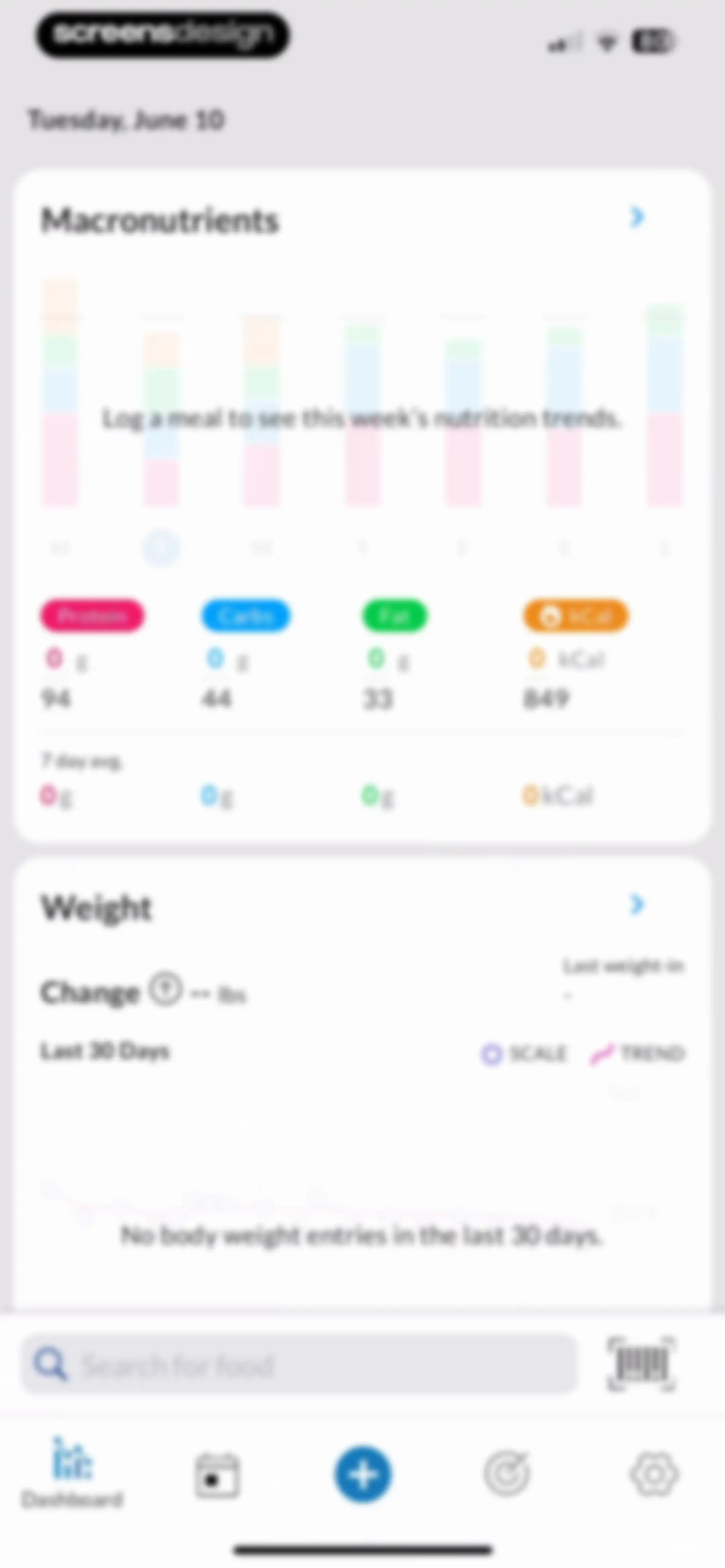 MacrosFirst - Macro Tracker screen 30