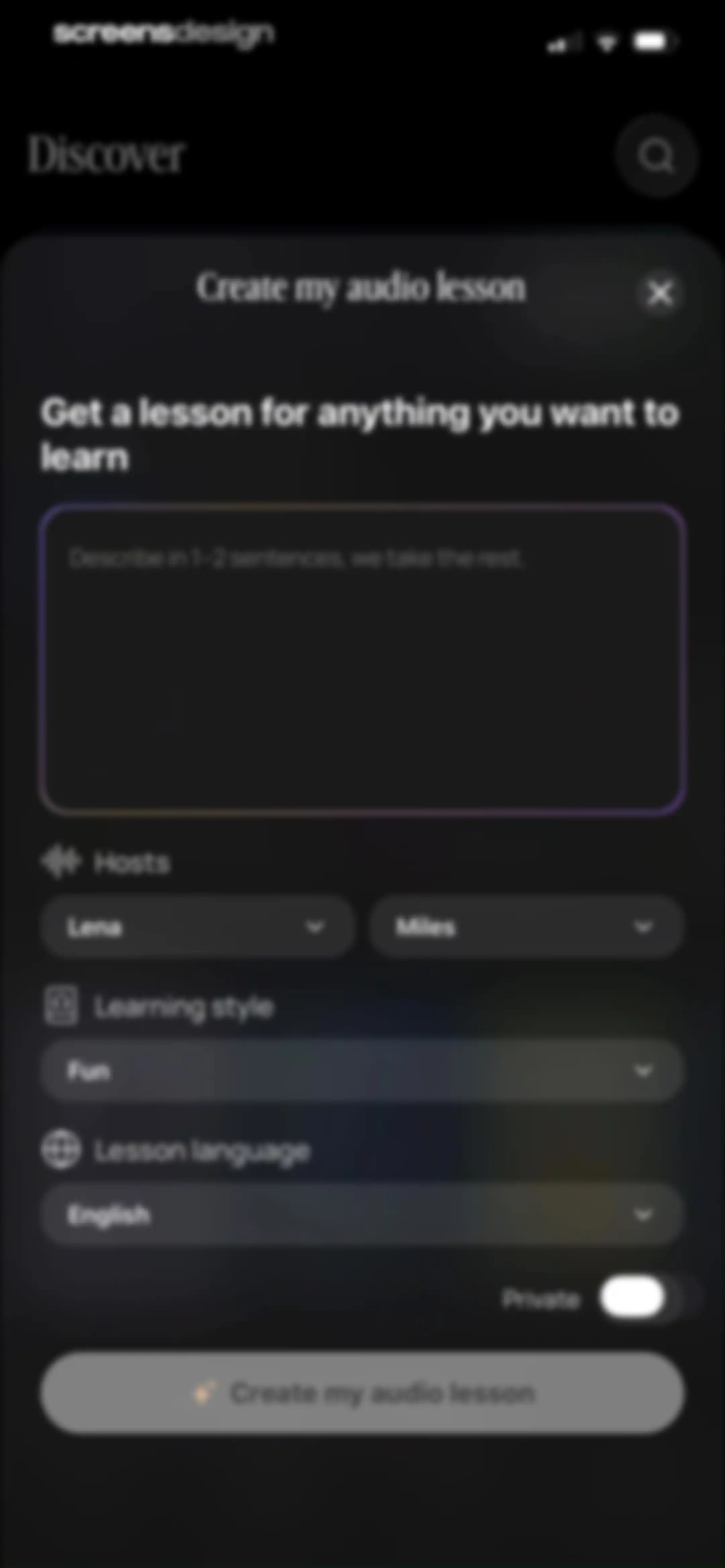 BeFreed: Personalized Learning screen 100