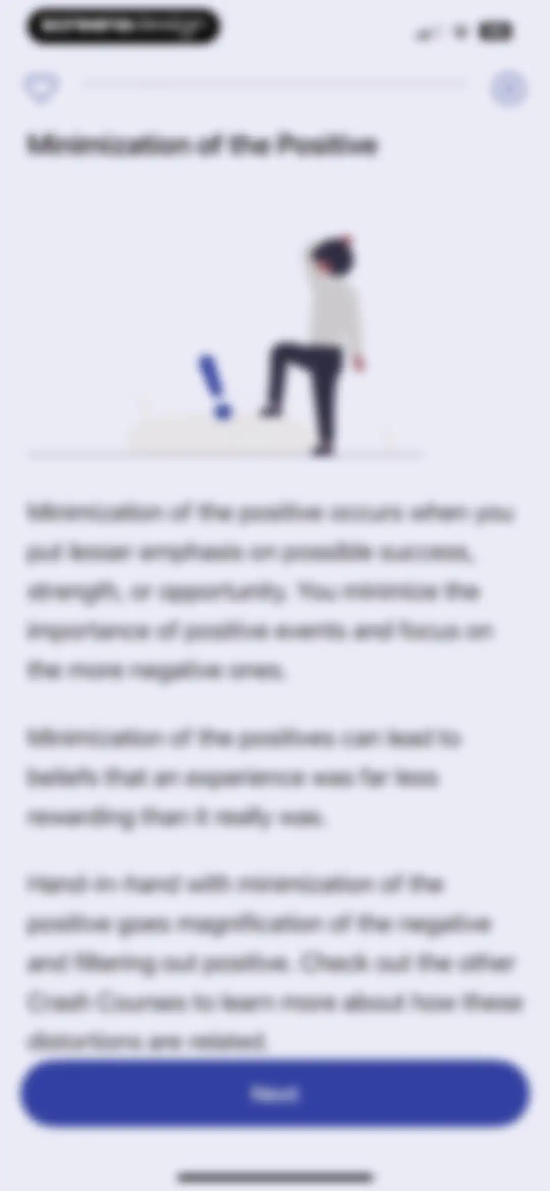 Clarity: CBT Self Help Journal screen 99