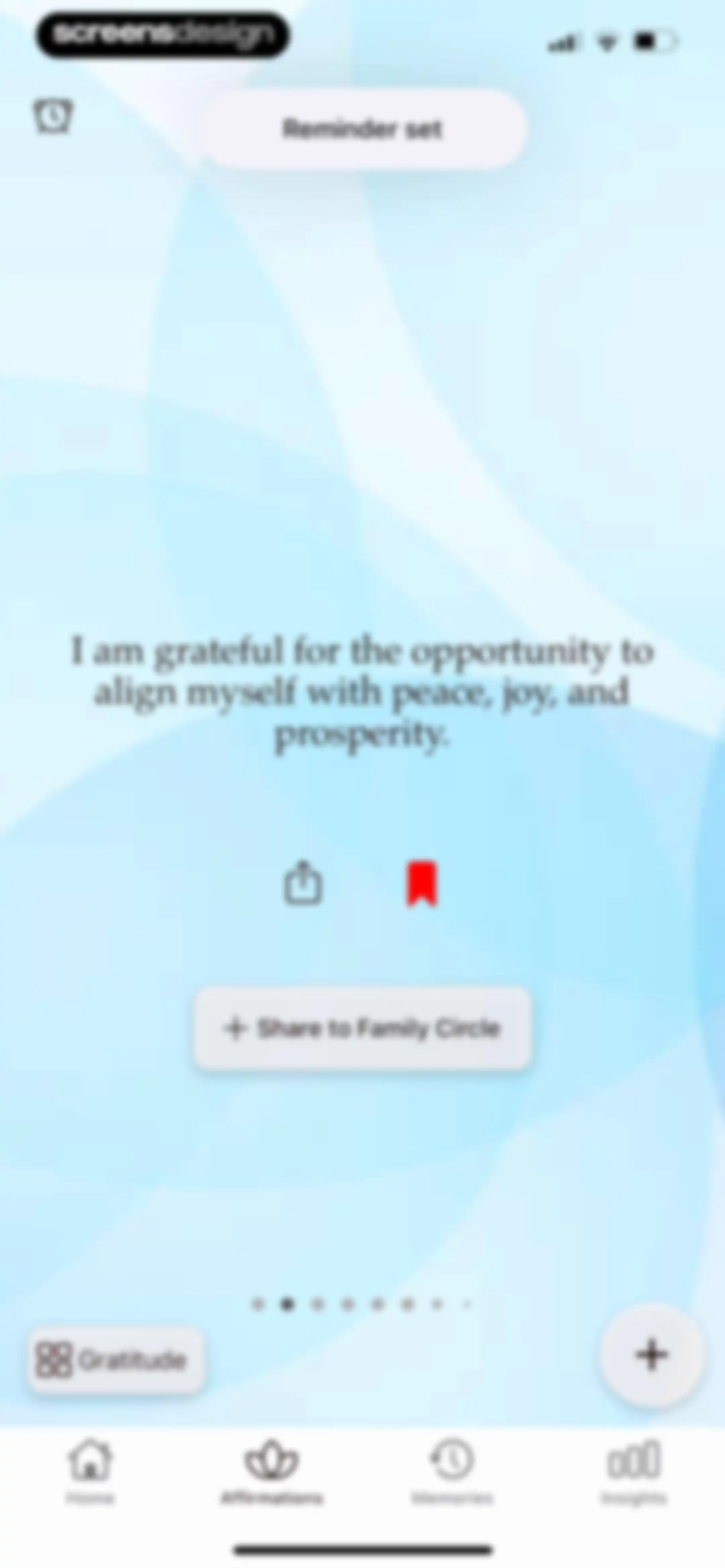 Gratitude Plus – Journal screen 91