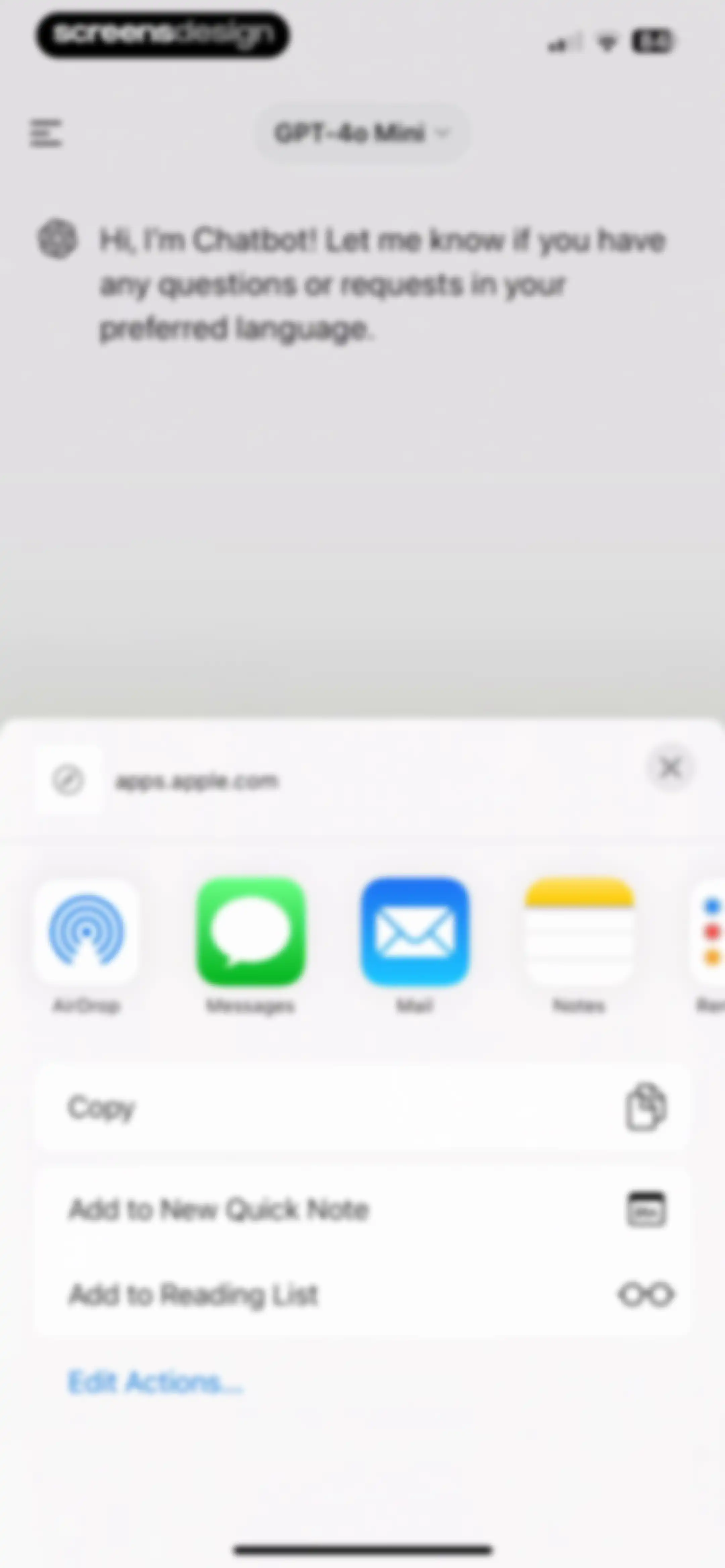 Chatbot App: AI Assistant screen 57