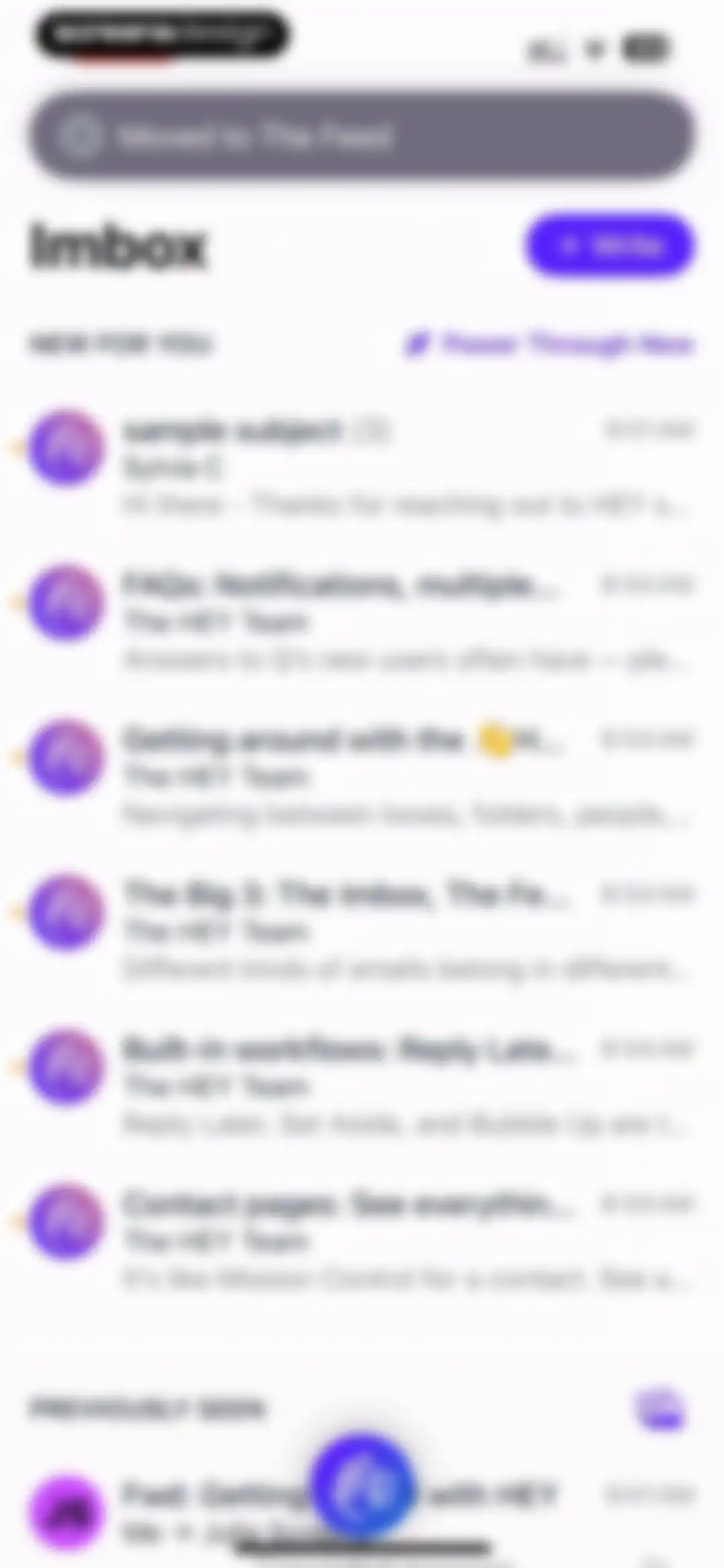 HEY Email screen 68
