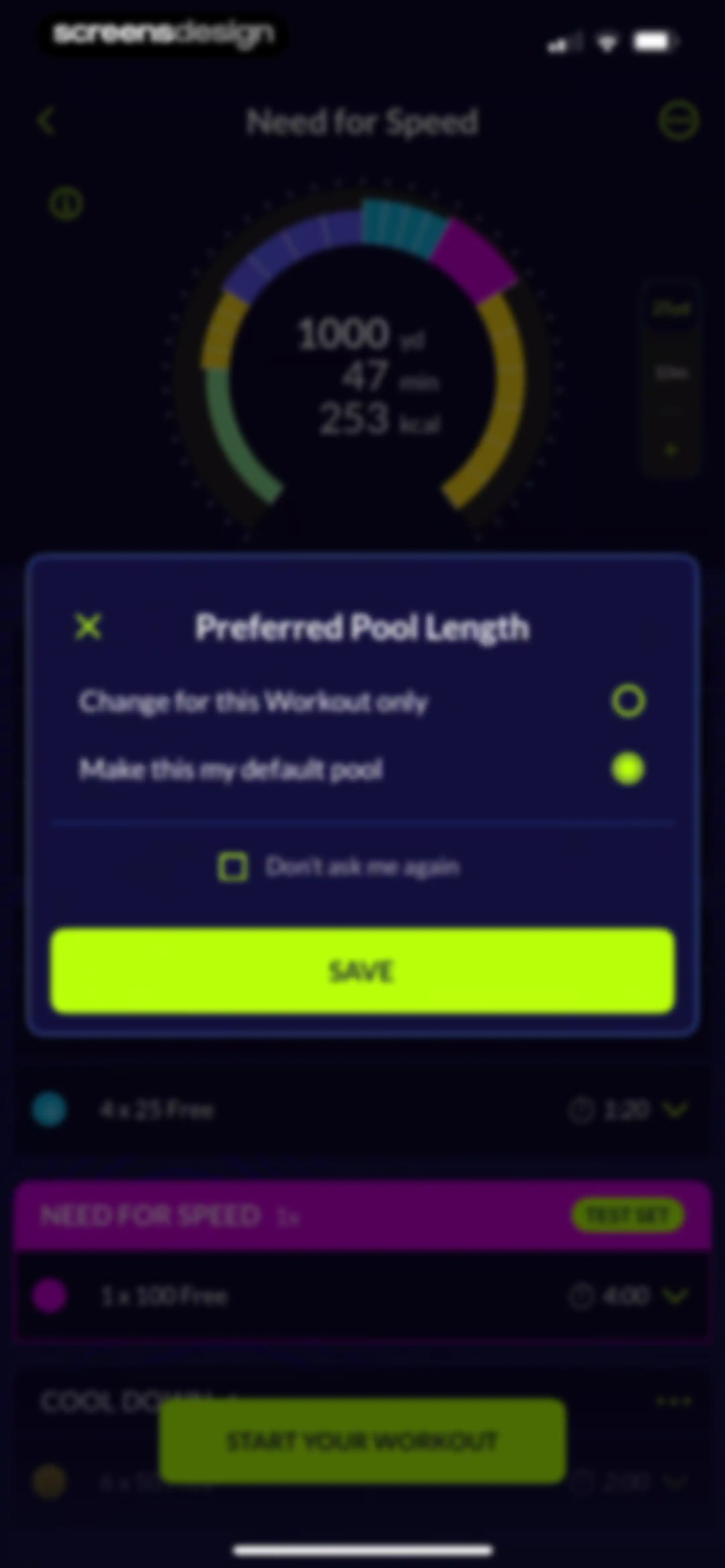 MySwimPro: #1 Swim Workout App screen 55