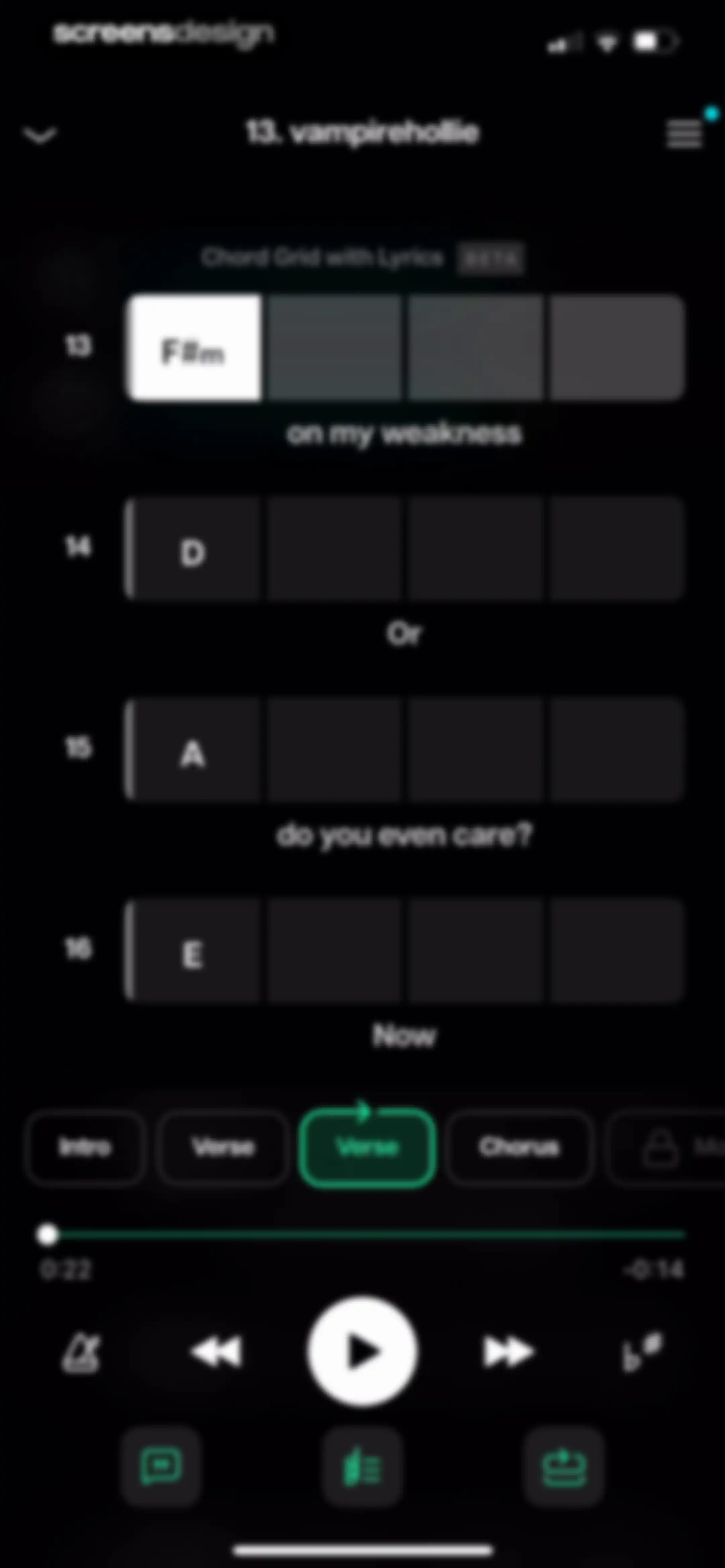 Moises: The Musician's App screen 33