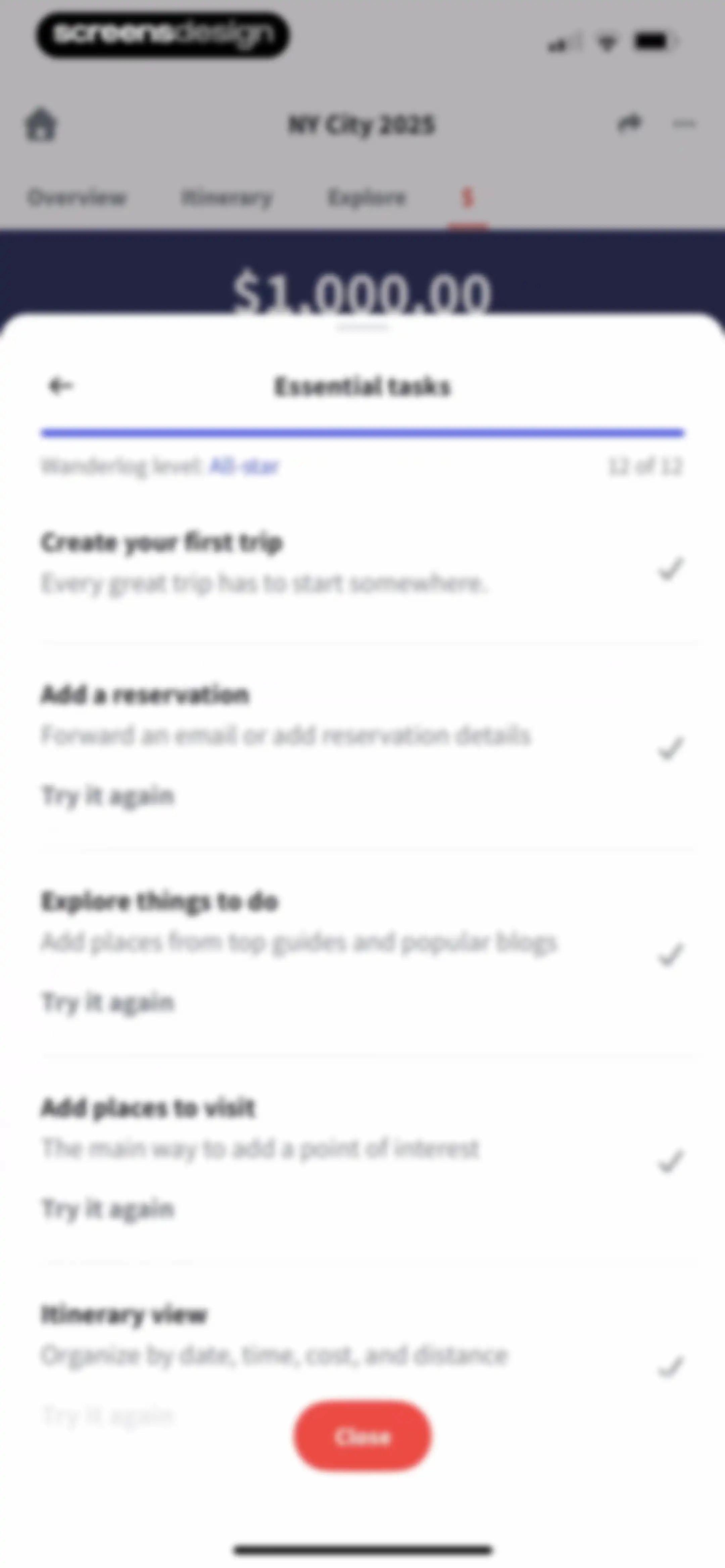 Wanderlog - Travel Planner screen 168