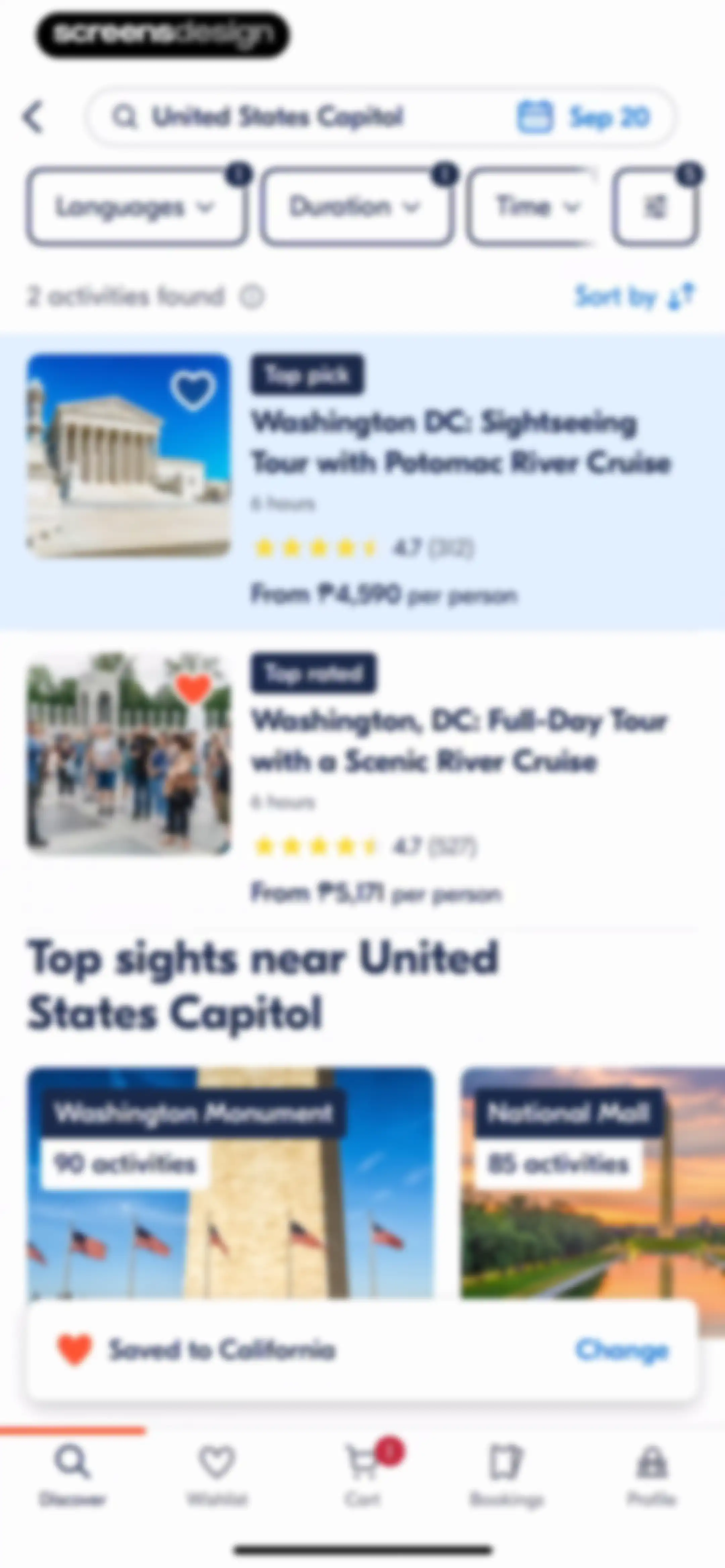 GetYourGuide: Plan & Book screen 68