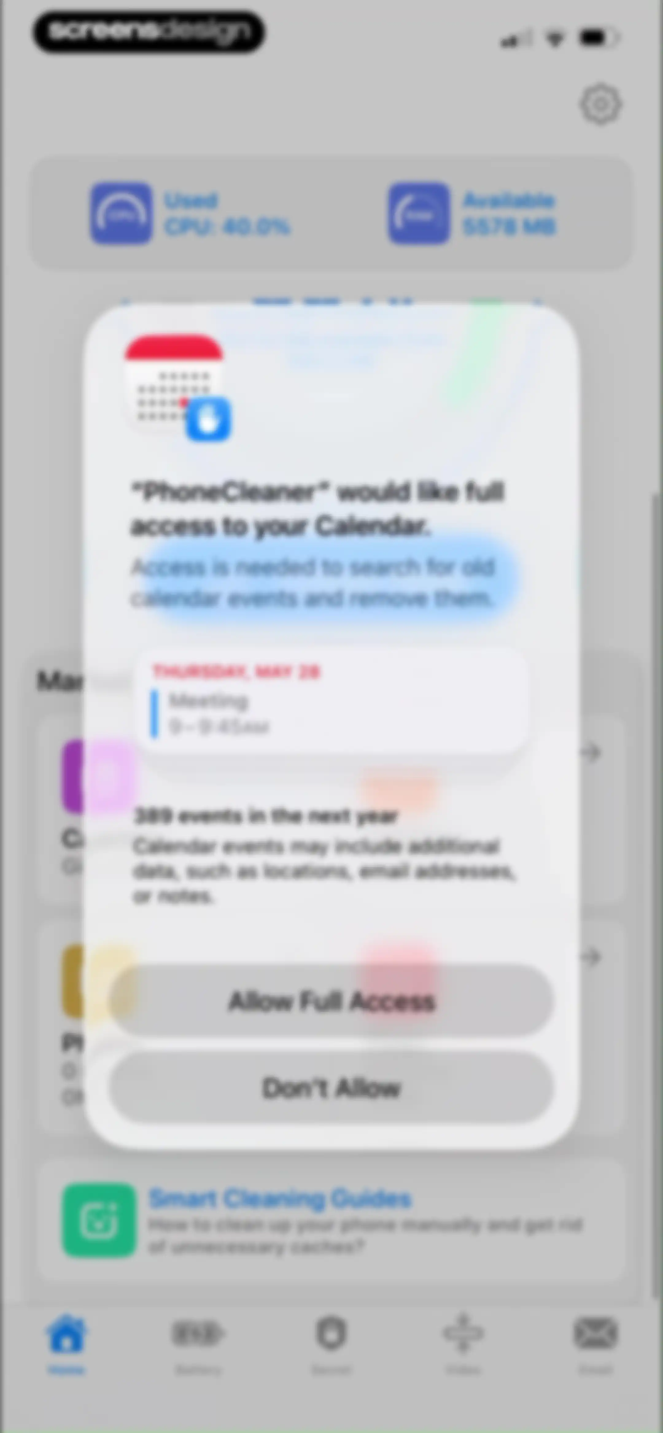 Clean Phone Storage Now screen 28