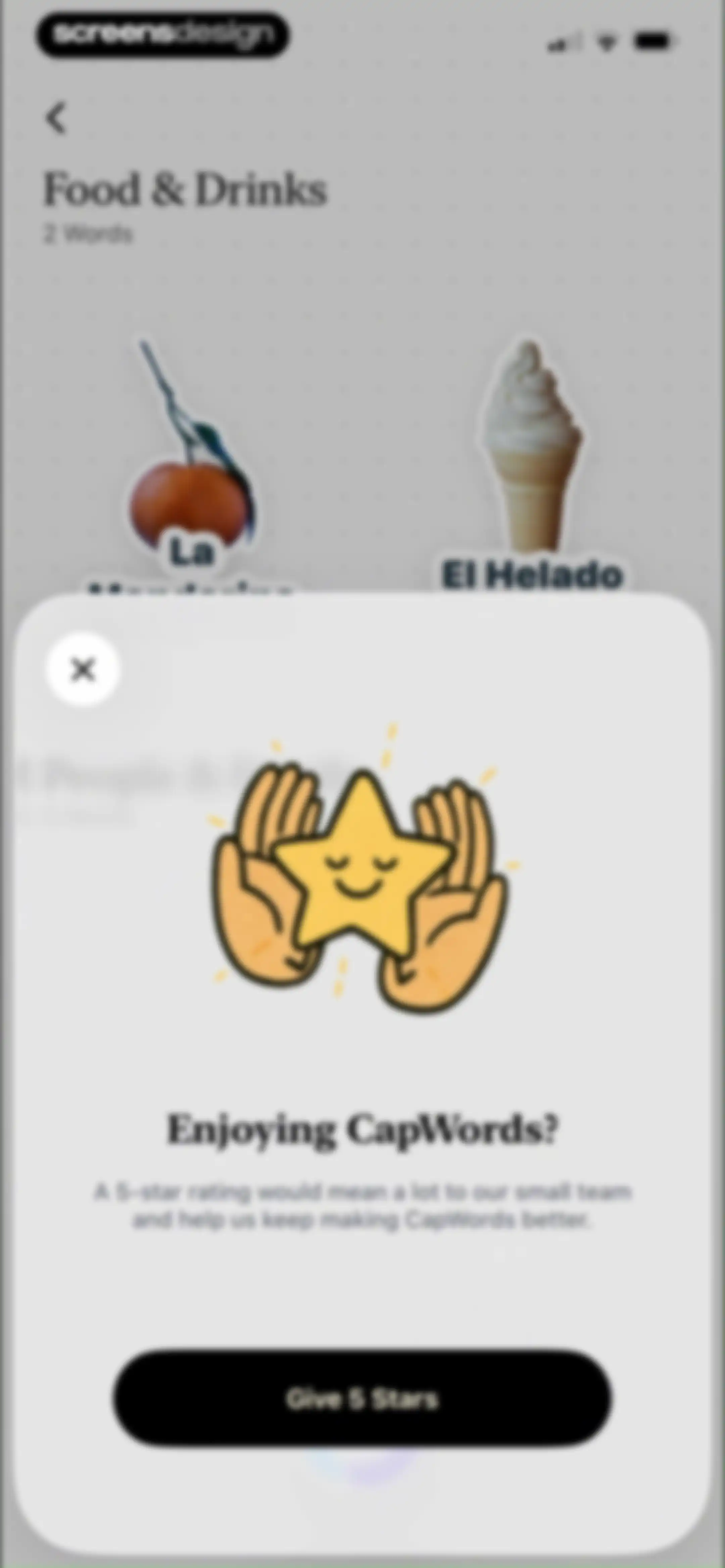 CapWords: AI Language Tutor screen 39