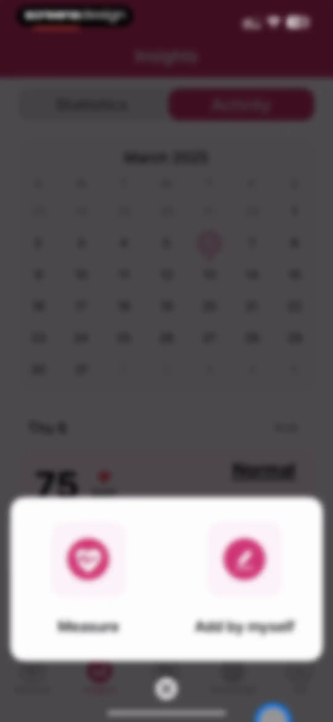 Blood Pressure-Monitor Tracker screen 92