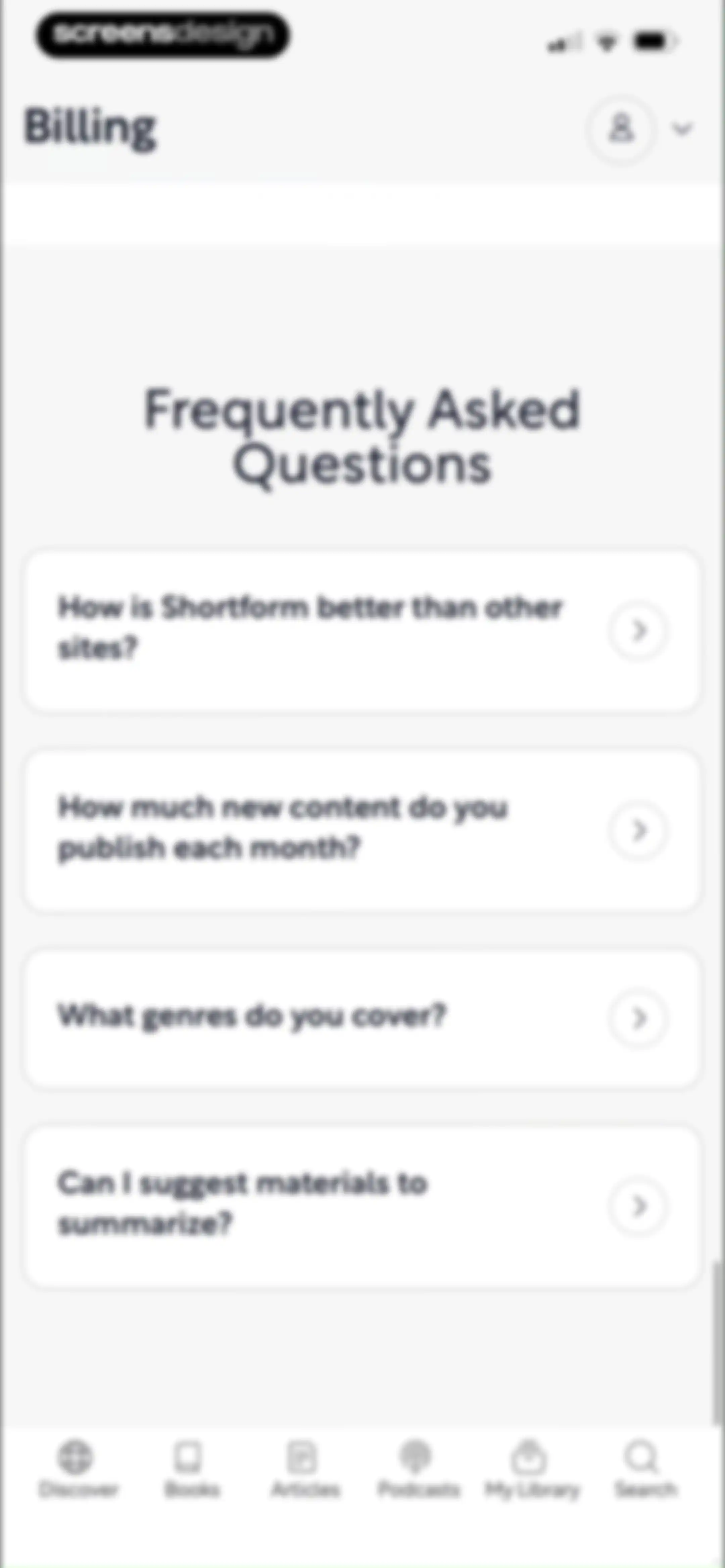 Shortform Daily Book Summaries screen 36