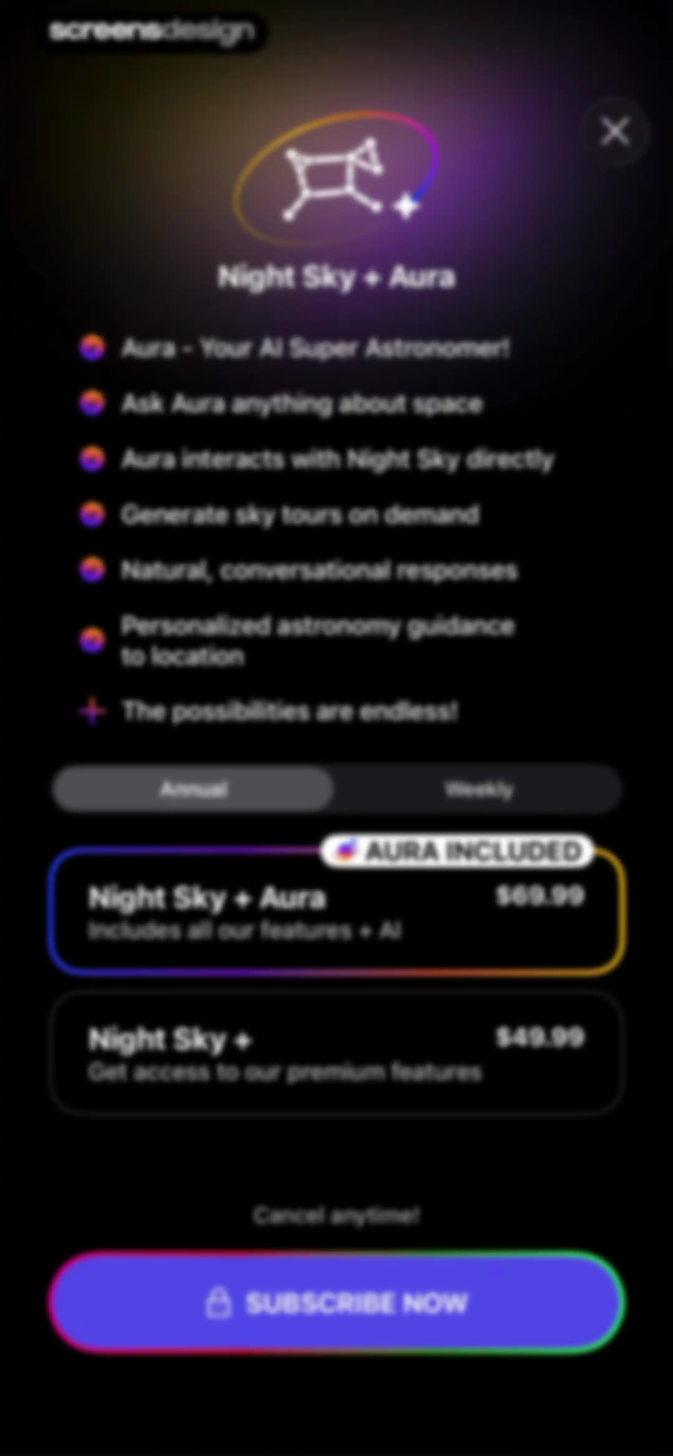 Night Sky screen 13