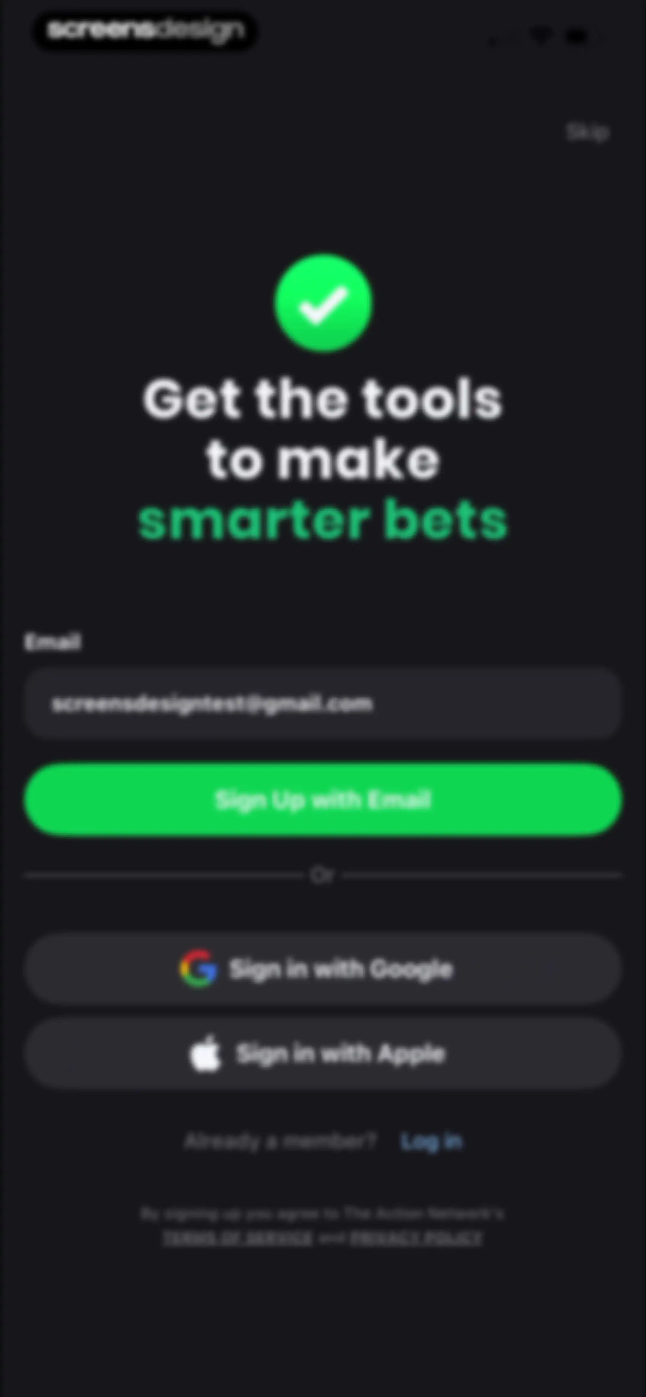 Action Network: Sports Betting screen 2
