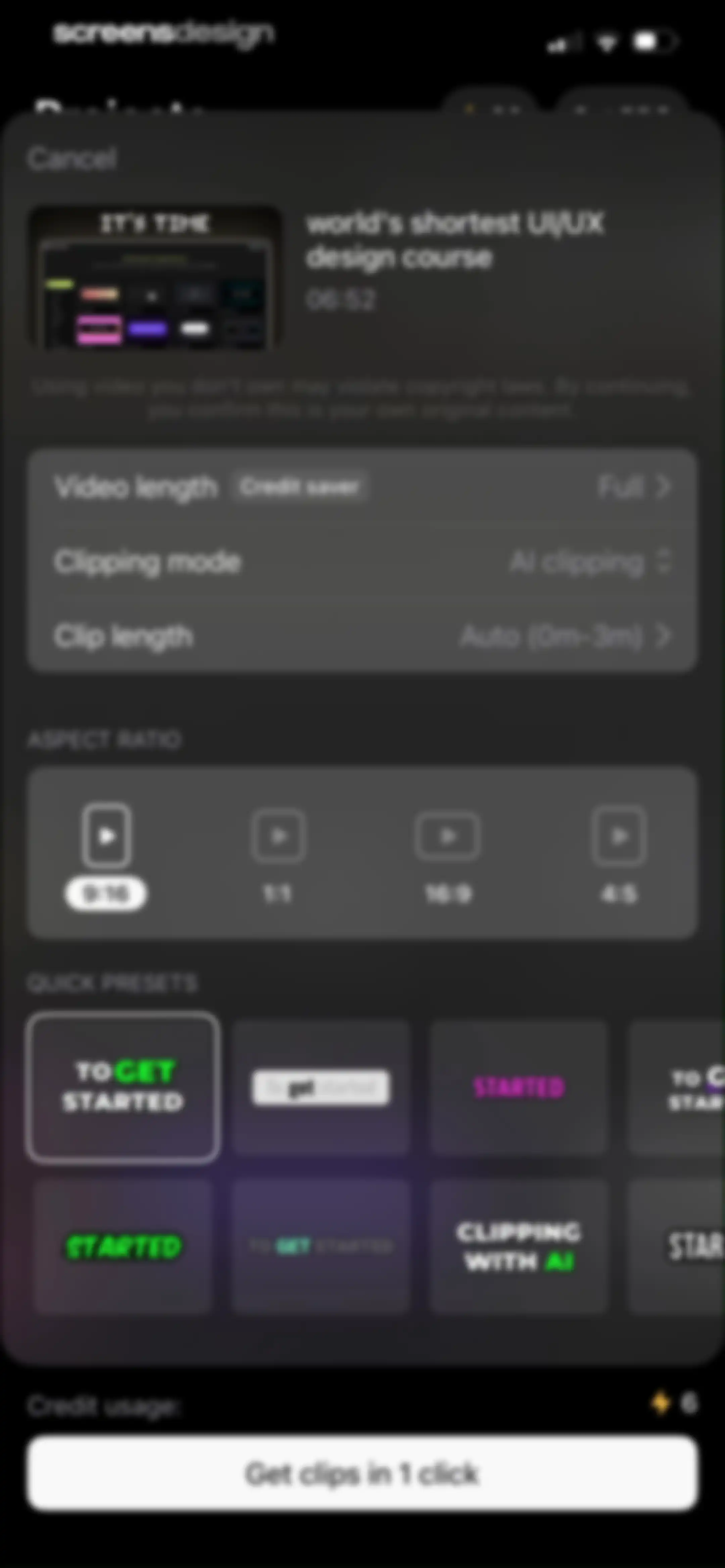 OpusClip - AI video clipping screen 21