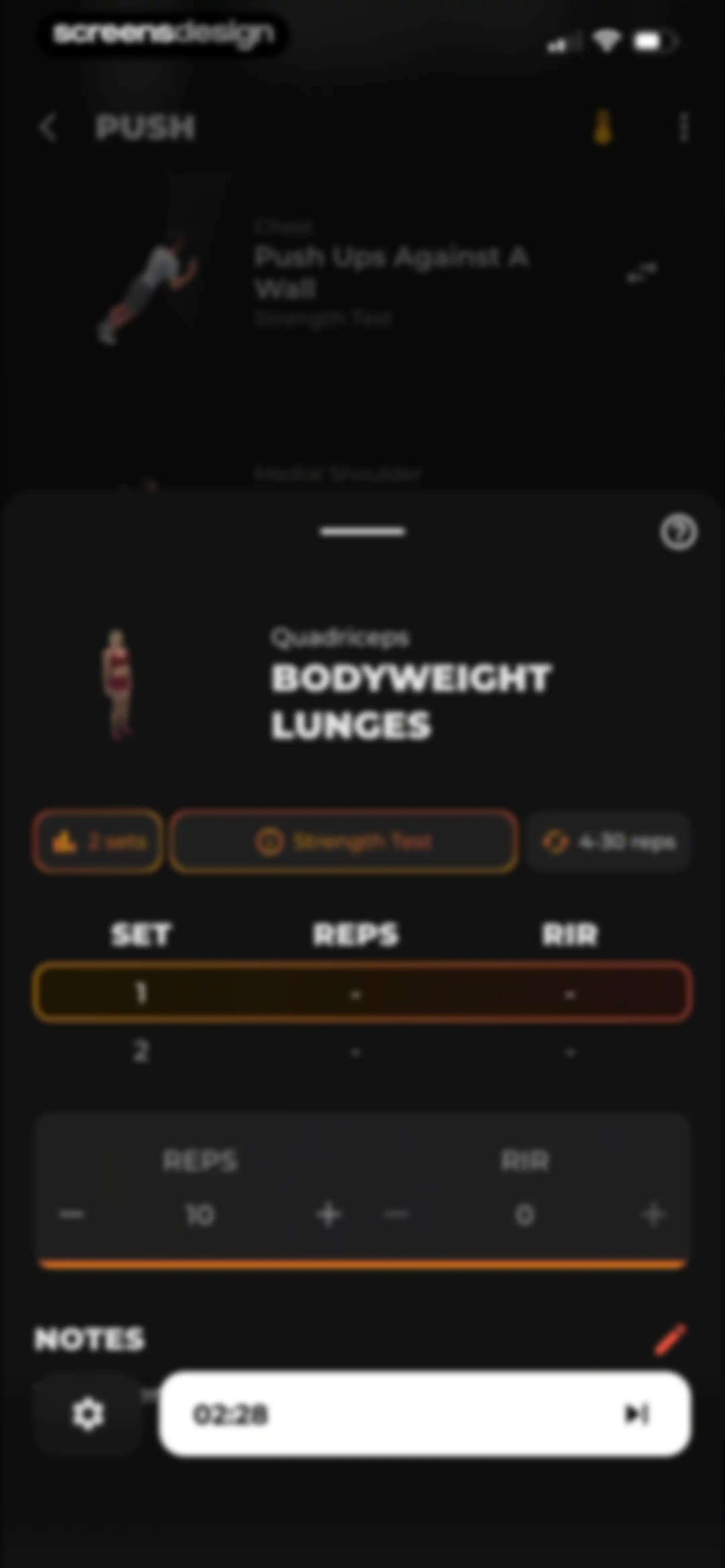 MCI - Personal Training AI screen 103