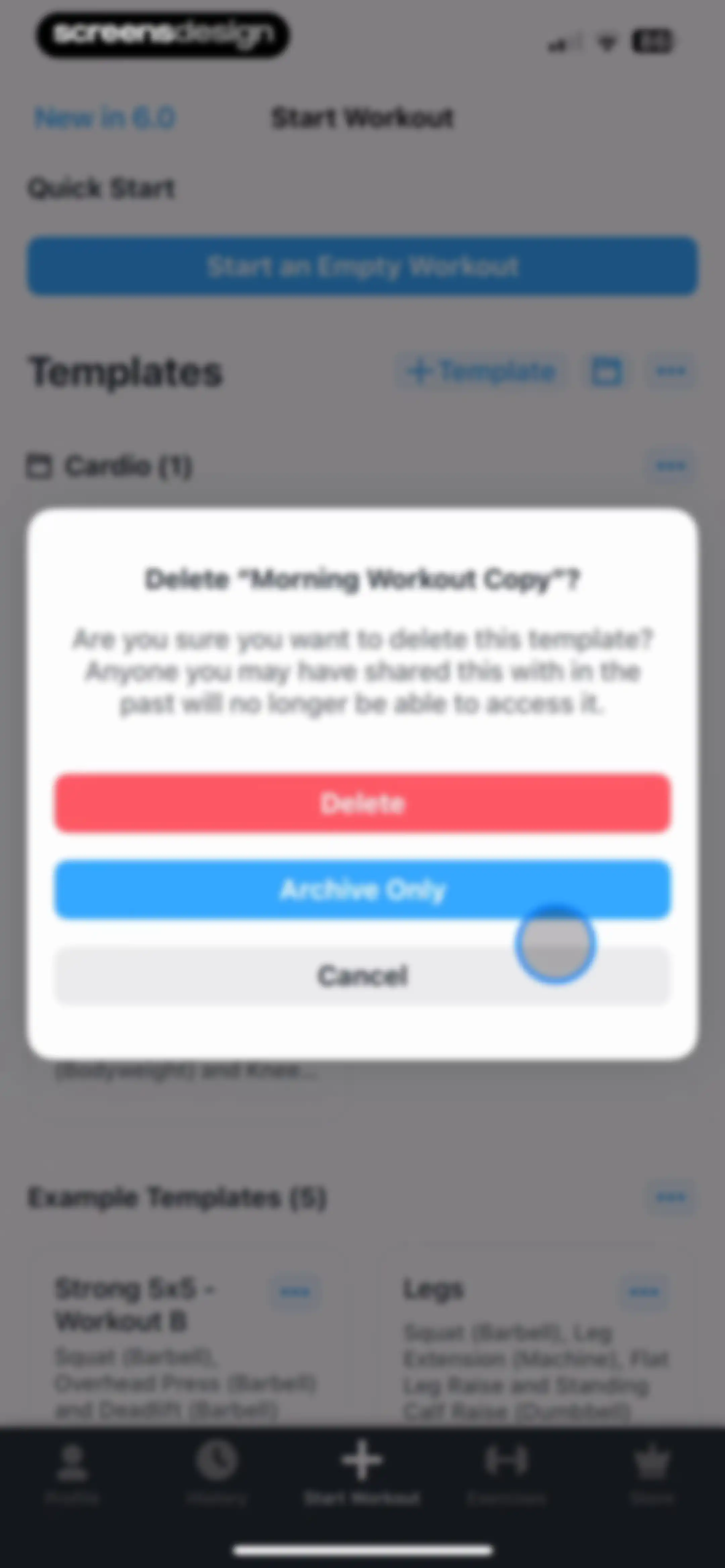 Strong Workout Tracker Gym Log screen 71