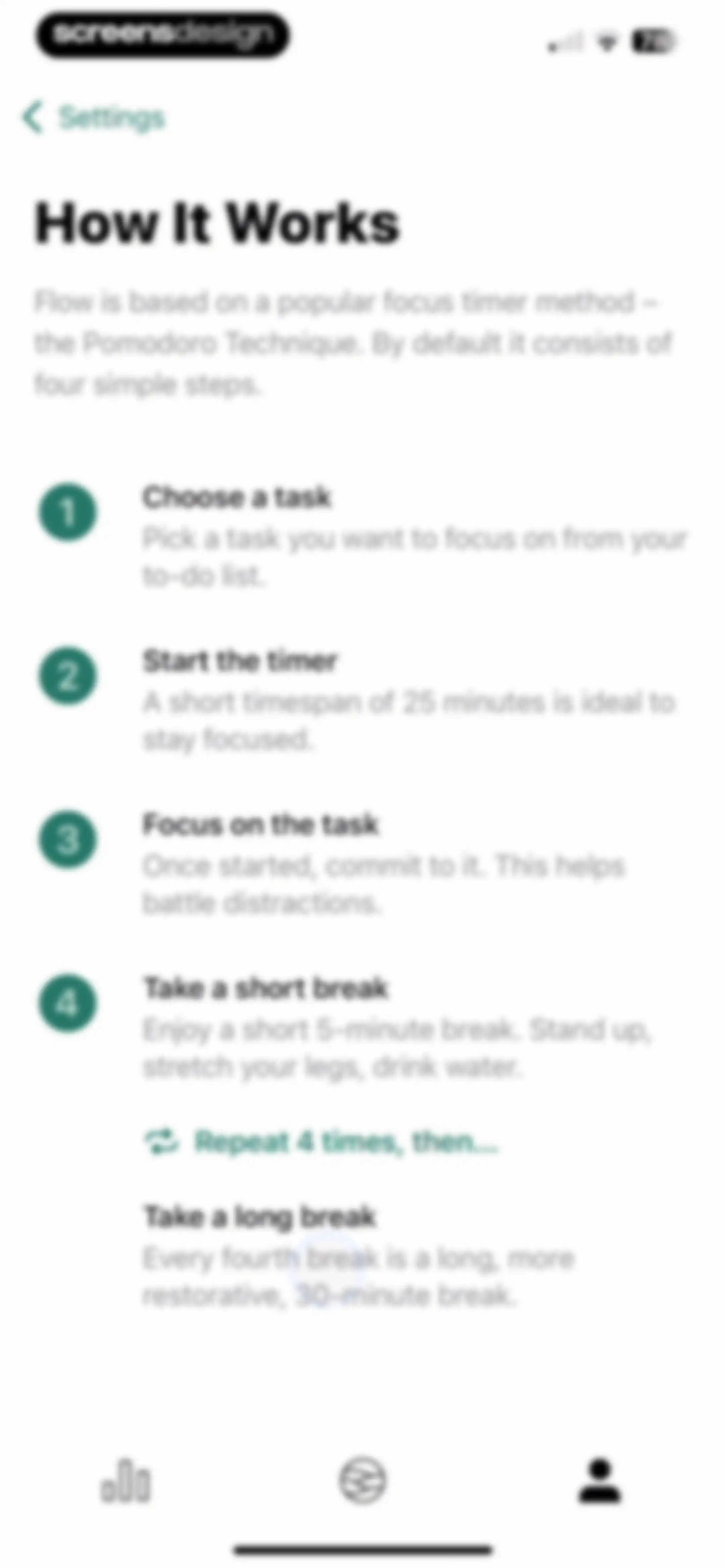 Flow: Focus & Pomodoro Timer screen 52