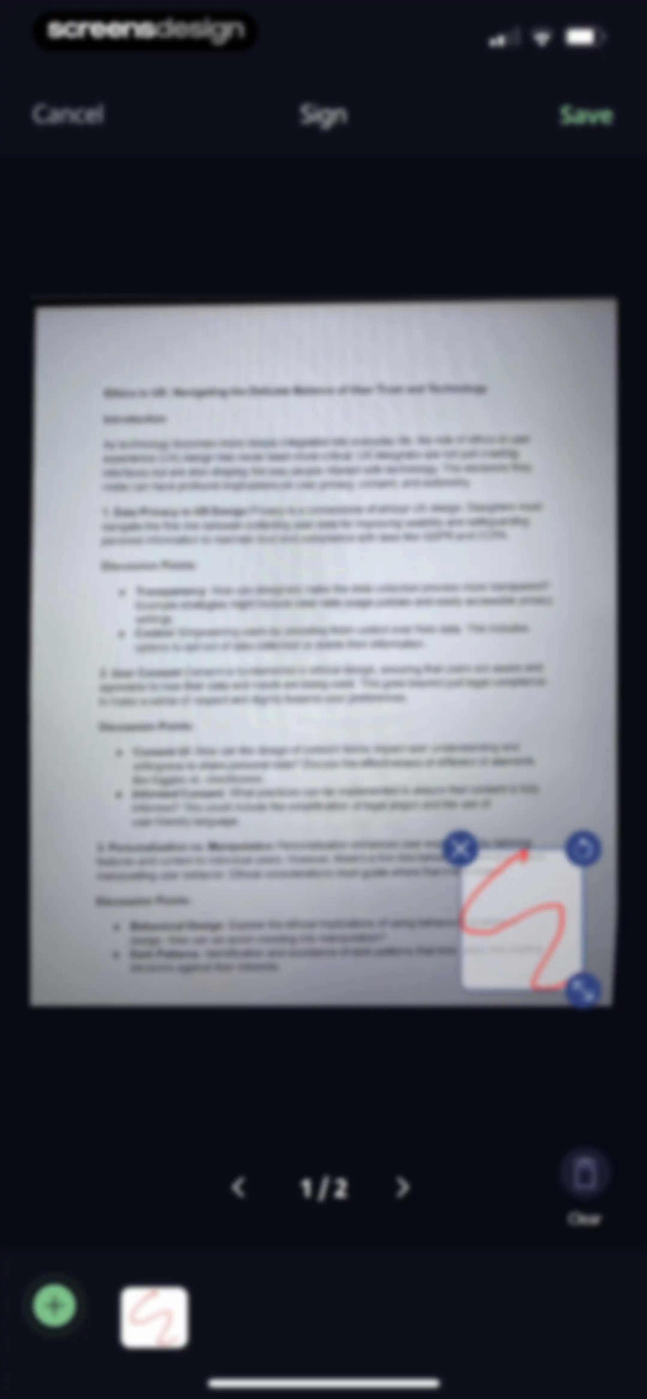 Scan to PDF－Document Scanner screen 33