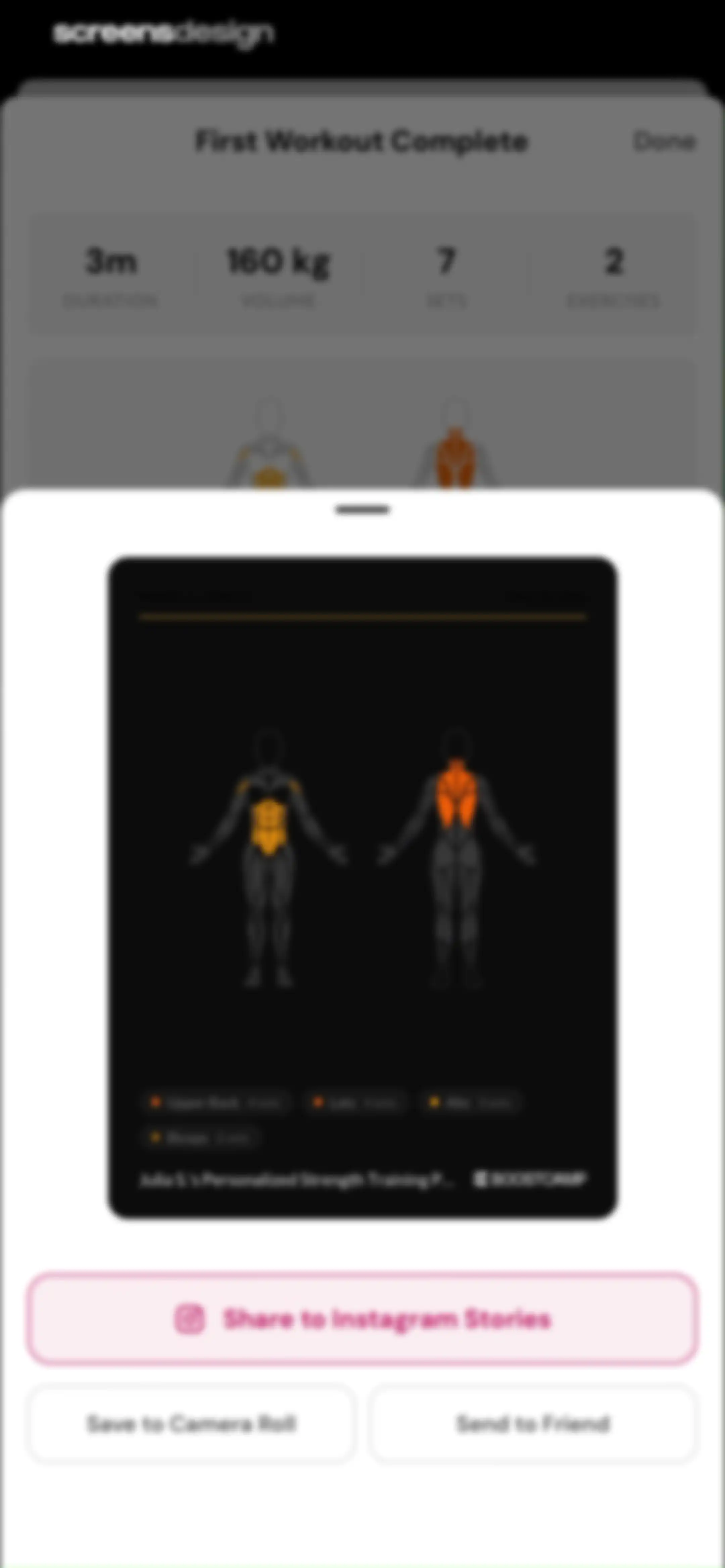 Boostcamp: Workout Programs screen 83